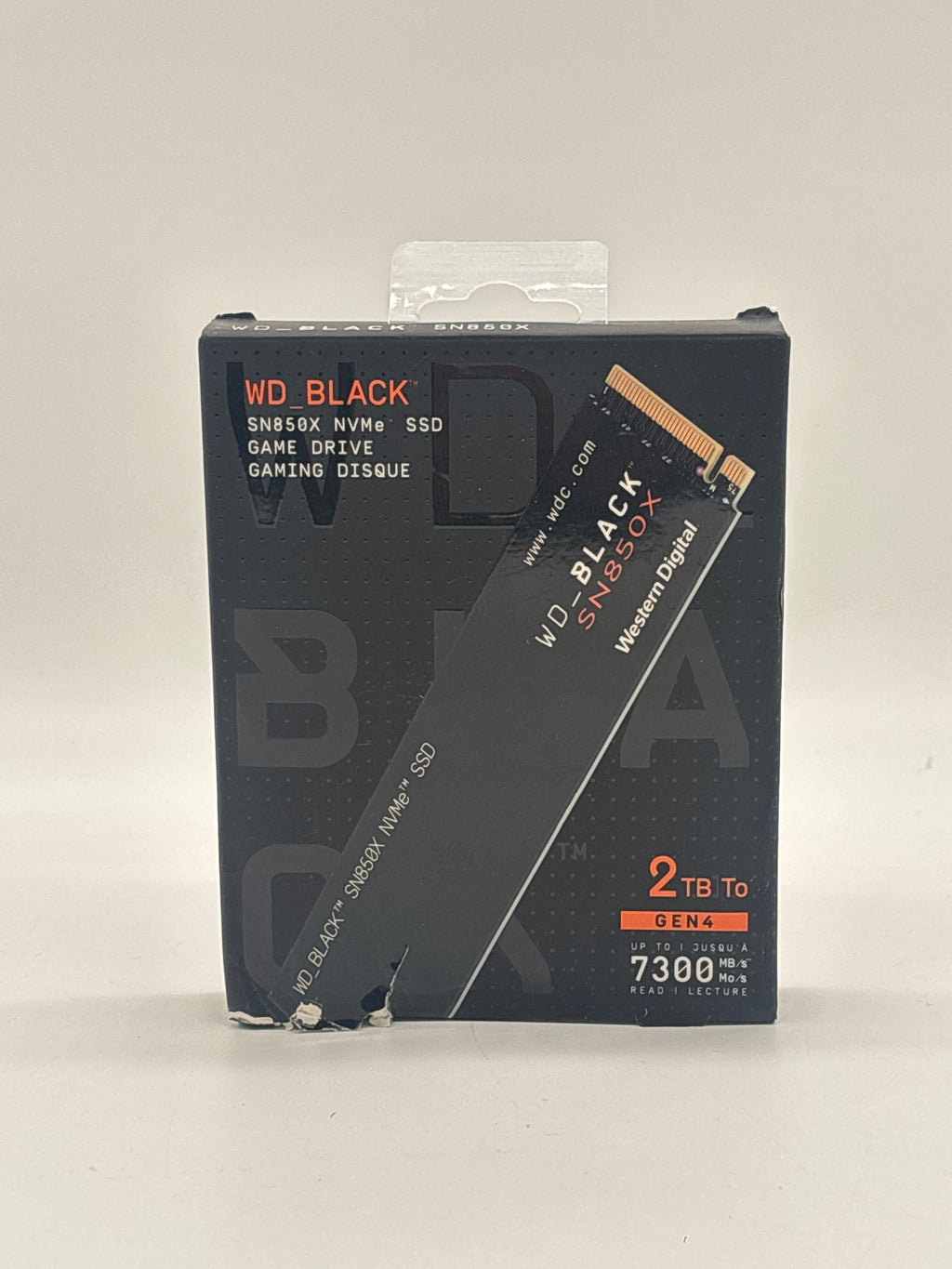 Western Digital SN 850 X 2TB Internal SSD NVMe Black - New in Box