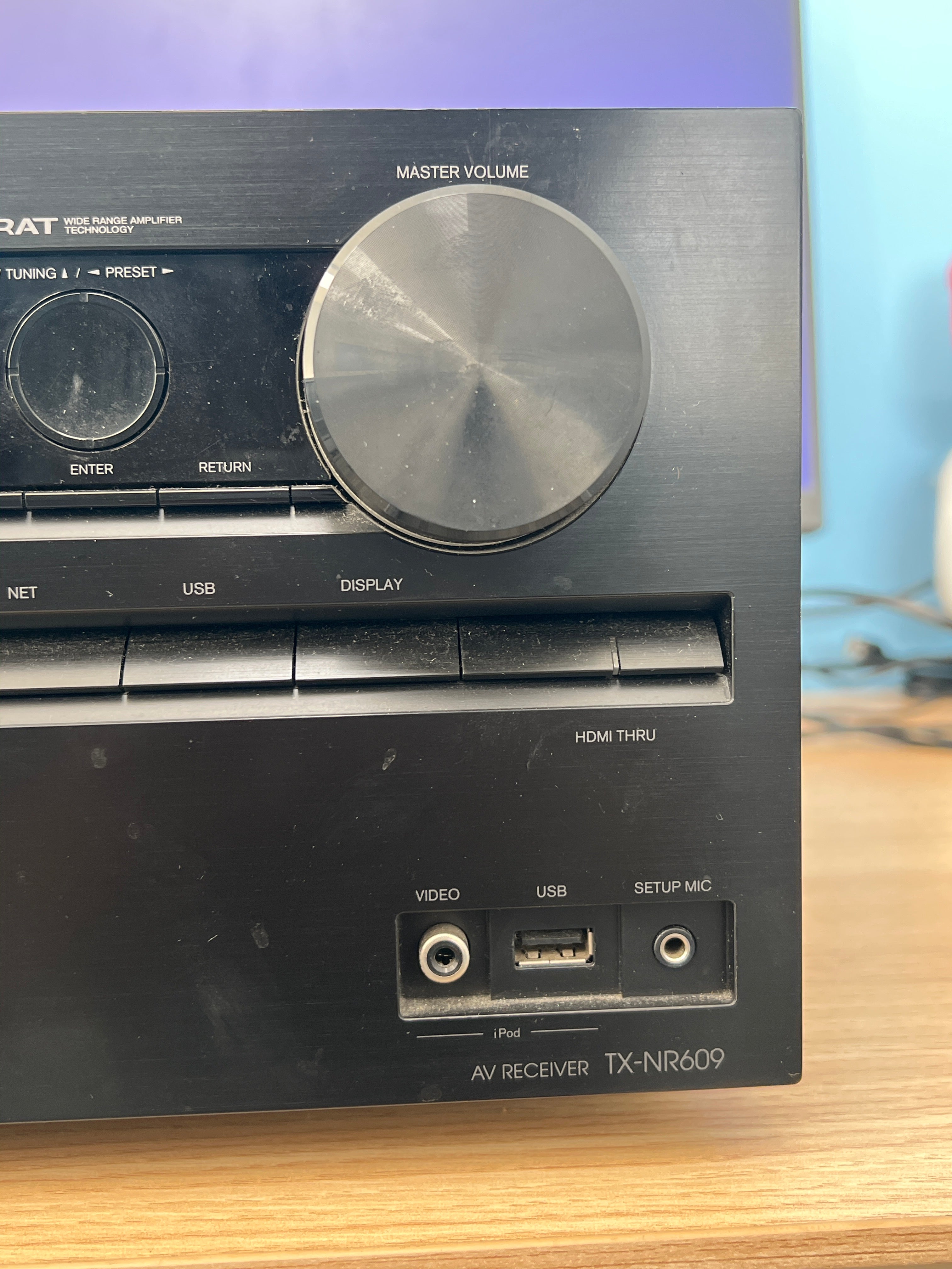 Onkyo TX-NR609 A/V Receiver Black - For Parts (No Sound)