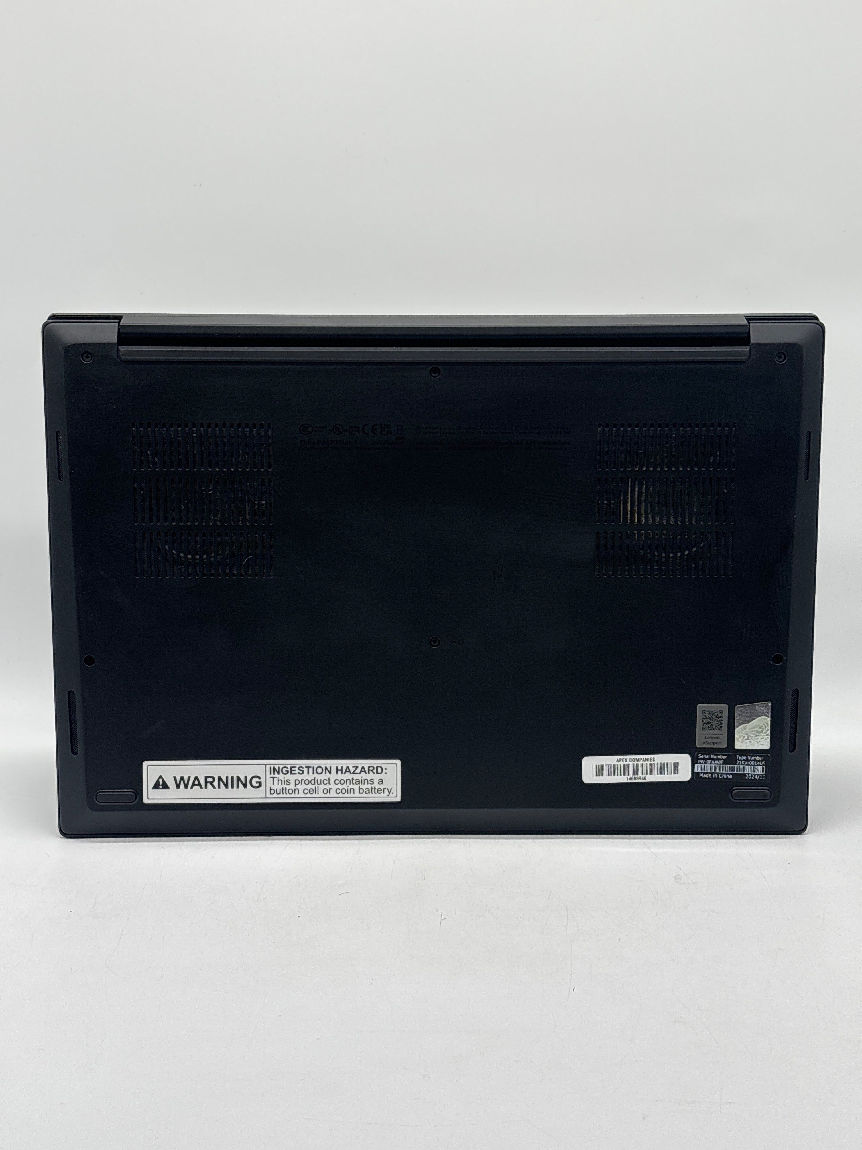 Lenovo ThinkPad P1 Gen 7 Ultra 7 155H 32GB RAM 1TB SSD RTX 2000 Ada Used