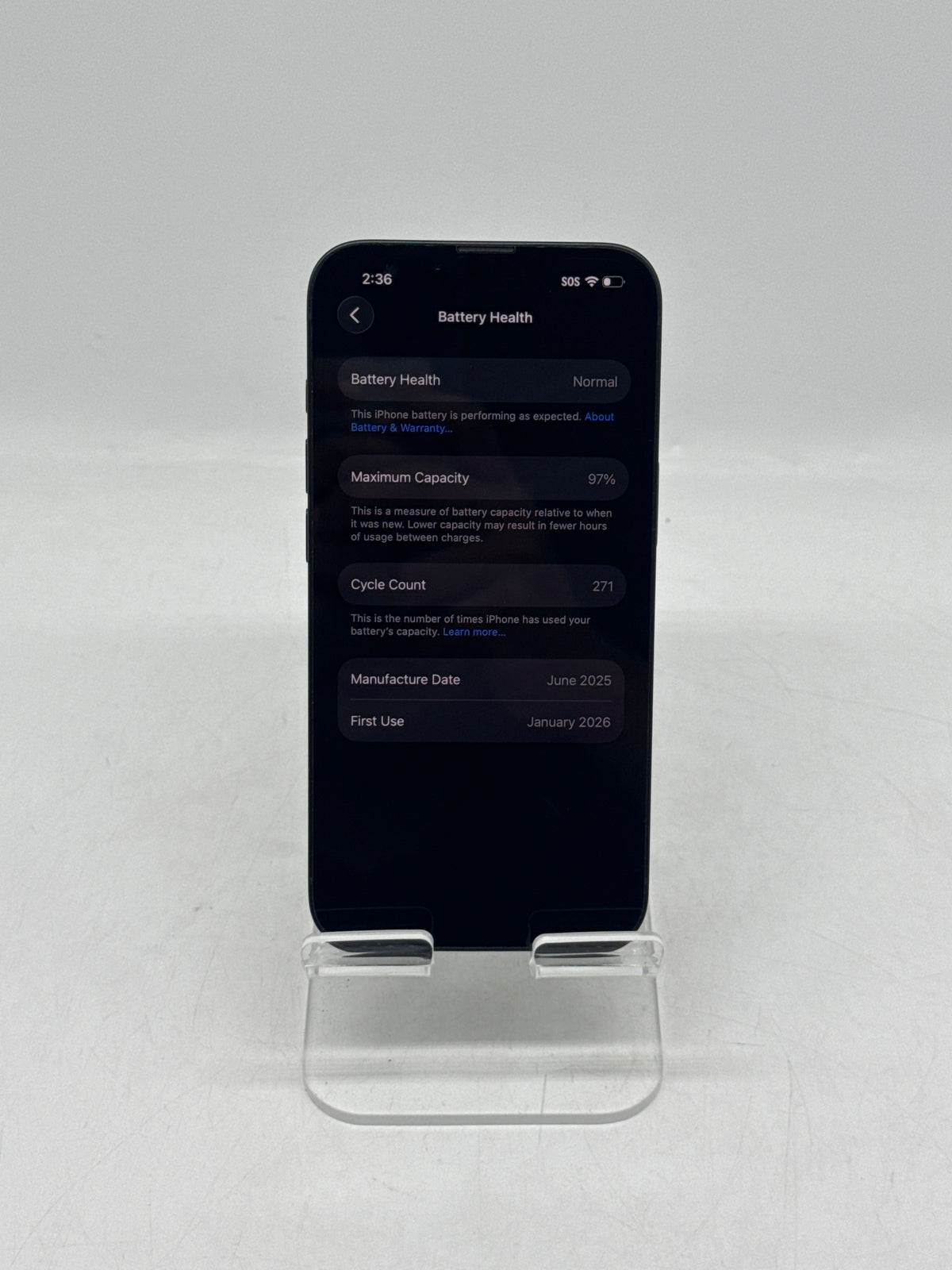 Apple iPhone 16e 128GB 5G Network Unlocked Black - Used