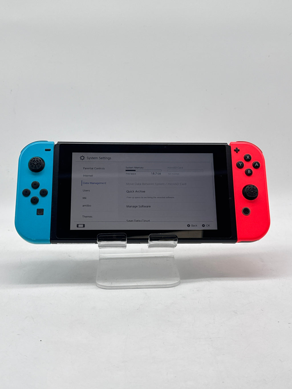 Nintendo Switch HAC-001 32GB Black - No SD Cover