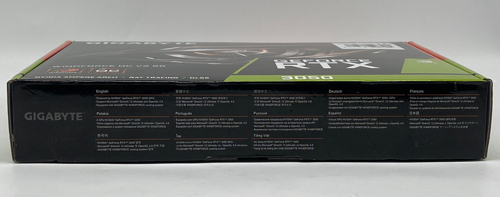 Gigabyte RTX 3050 Graphics Card WindForce OC V2 6GB GDDR6 - New Open Box