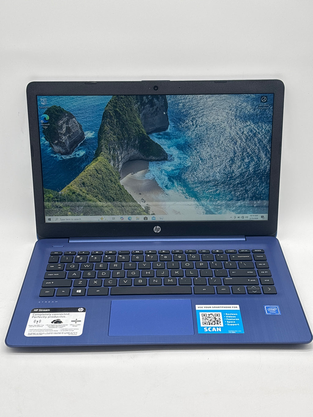 HP Stream 14-cb161wm Celeron N4000 4GB RAM 32GB SSD - For Parts (White Spots)