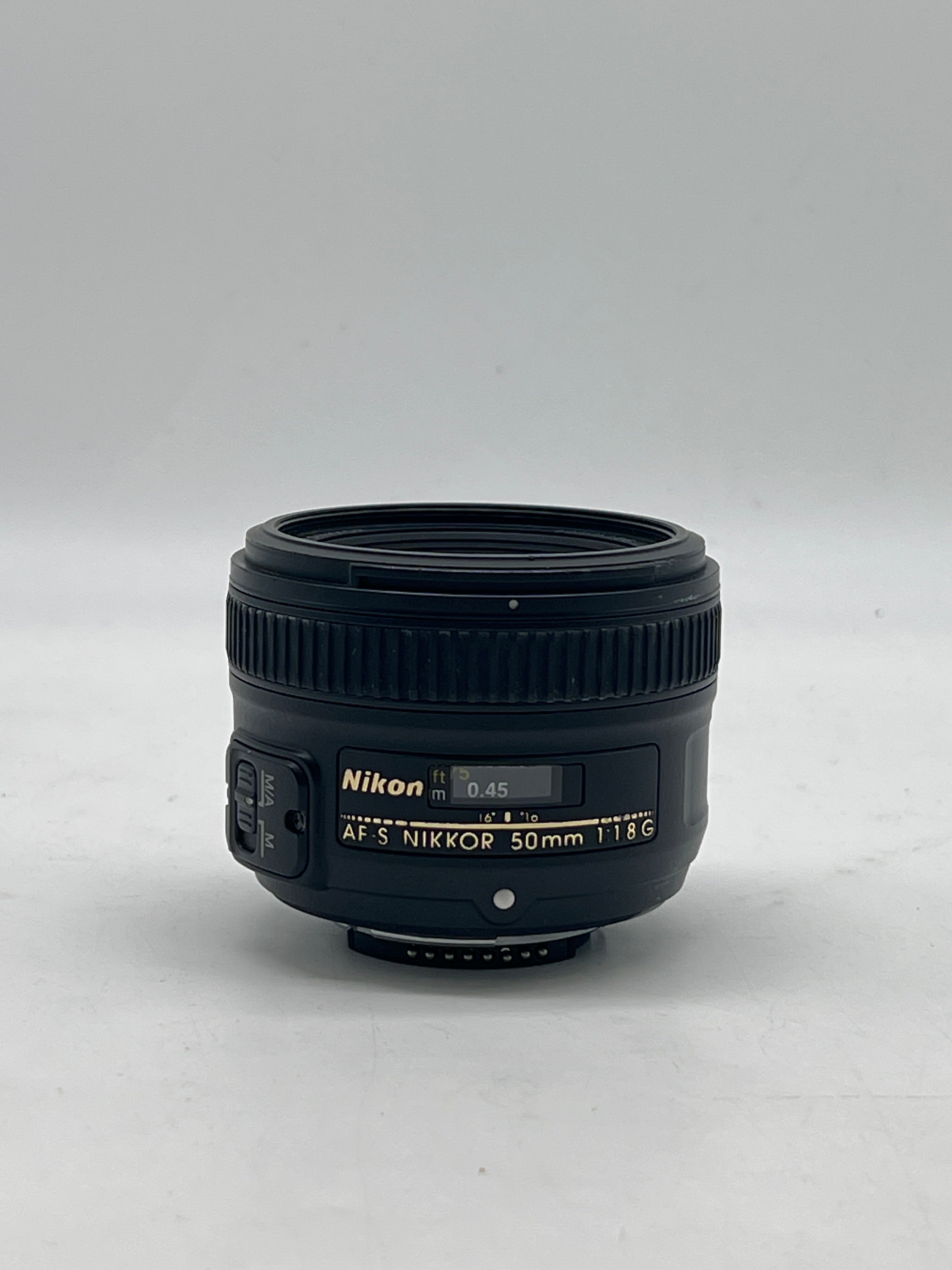 Nikon AF Nikkor 50mm F1.8G Camera Lens Black
