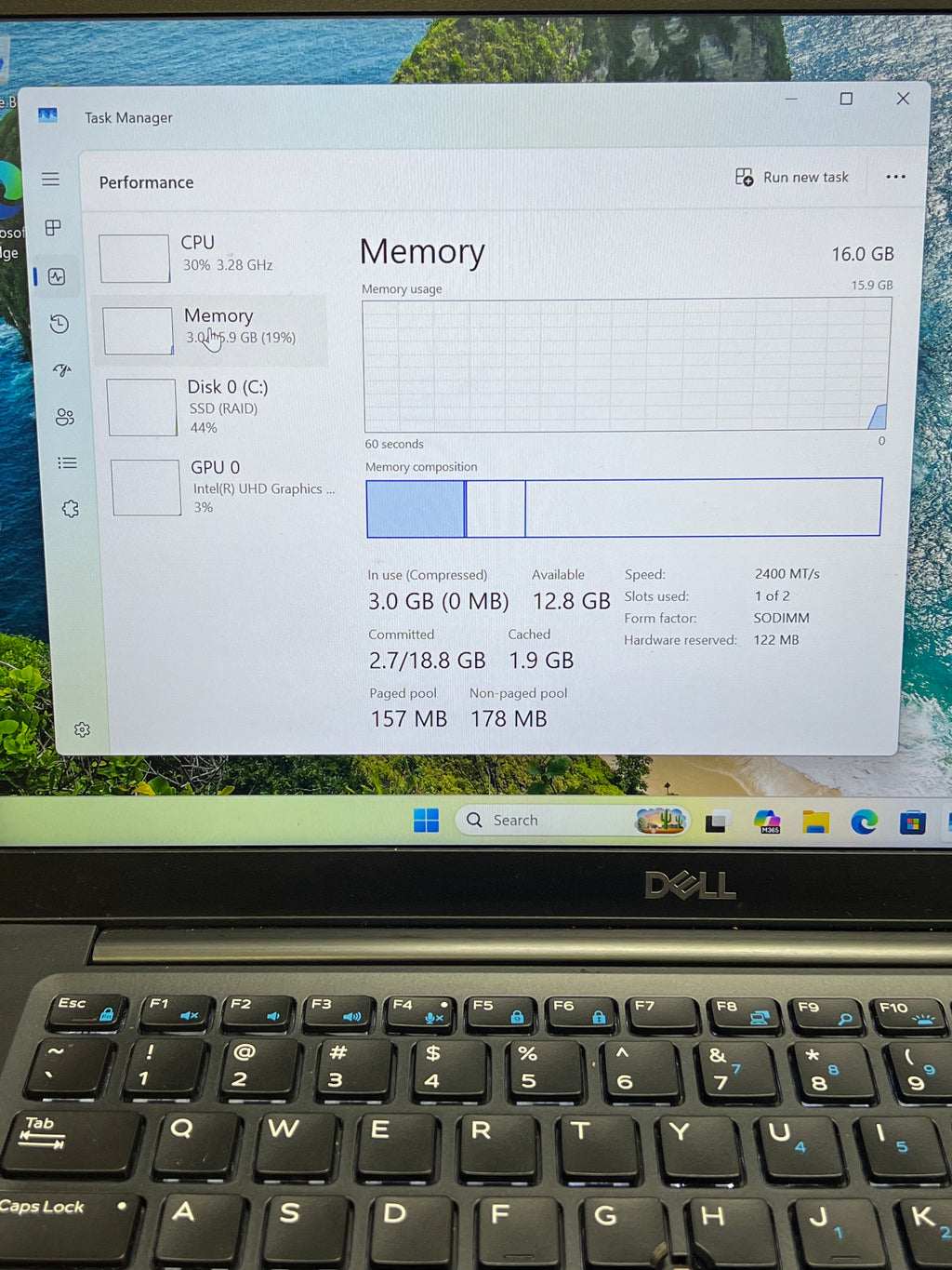 Dell Latitude 7930 i5-8350U 16GB RAM 256GB SSD - One Key Missing