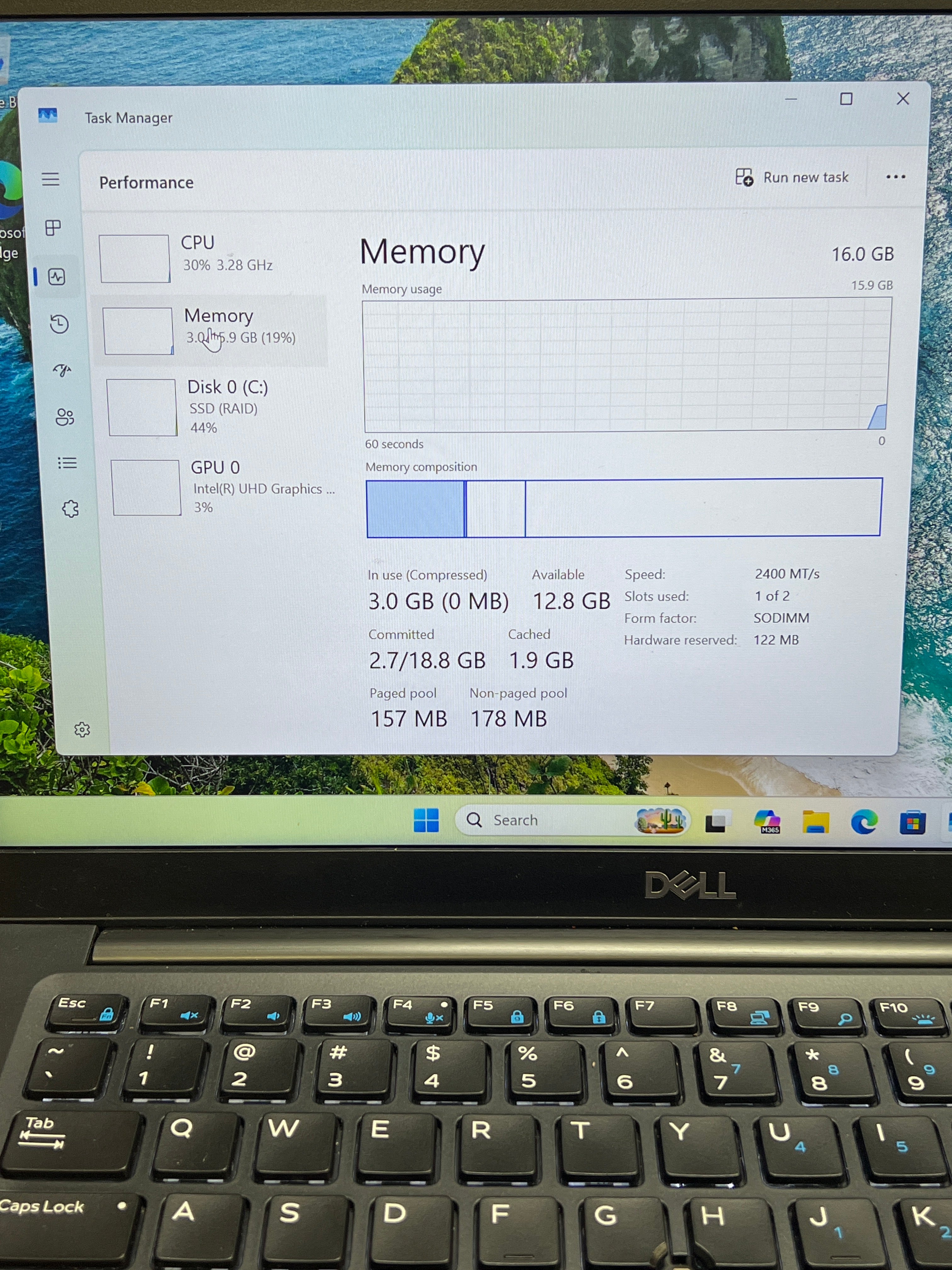 Dell Latitude 7930 i5-8350U 16GB RAM 256GB SSD - One Key Missing
