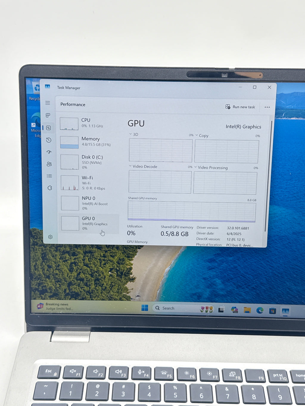 Dell Pro 14 14" Core Ultra 5 235U 2.0GHz 16GB RAM 512GB SSD Gray Used