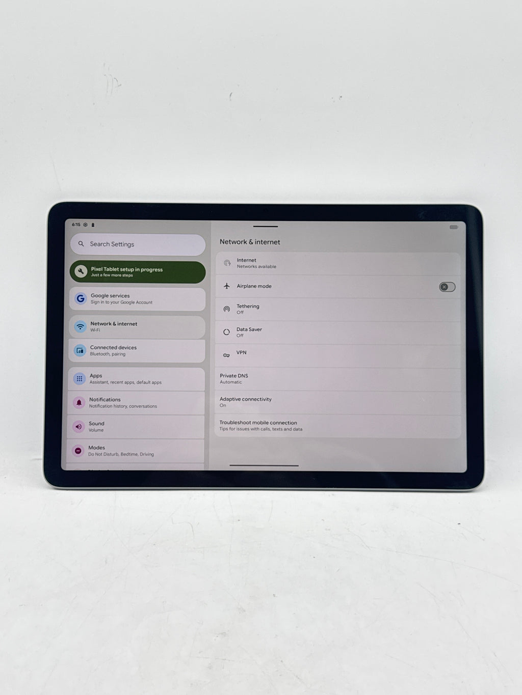 Google Pixel Tablet 11" 128GB Wi-Fi w/ Charging Speaker Dock Gray - Used