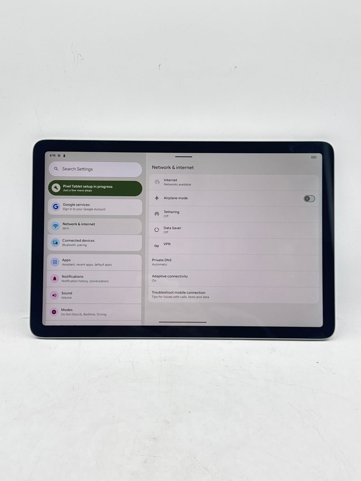 Google Pixel Tablet 11" 128GB Wi-Fi w/ Charging Speaker Dock Gray - Used