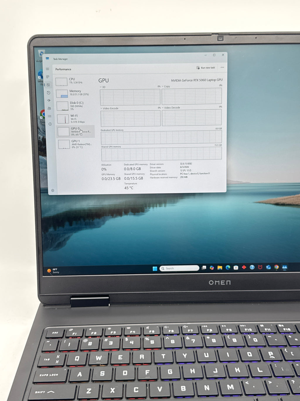HP Omen 16-ap0xxx Ryzen 9 8940HX 32GB RAM 1TB SSD RTX 5060  100% Batt