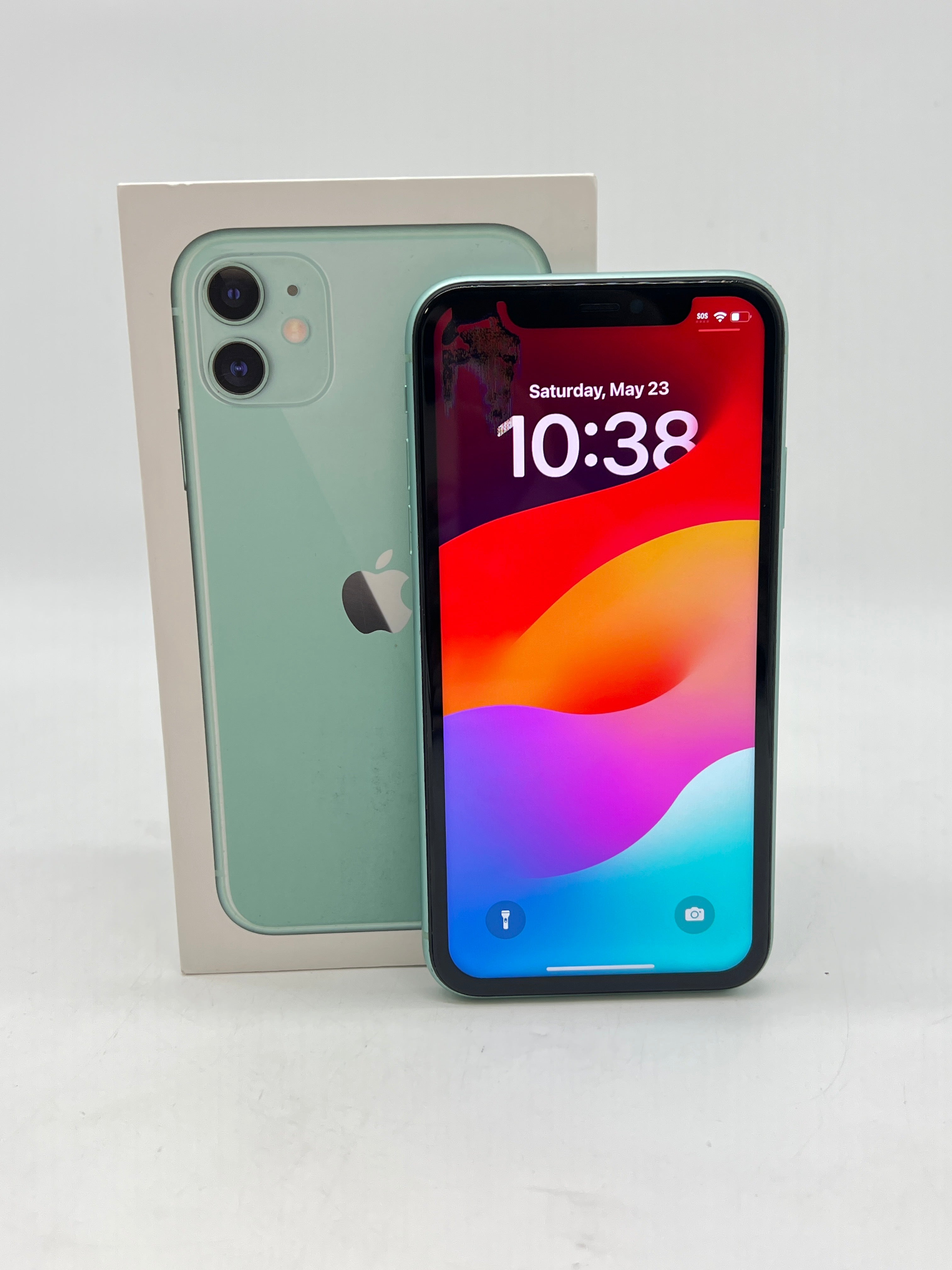 Apple iPhone 11 64GB Factory Unlocked Green - Bad LCD Service Battery