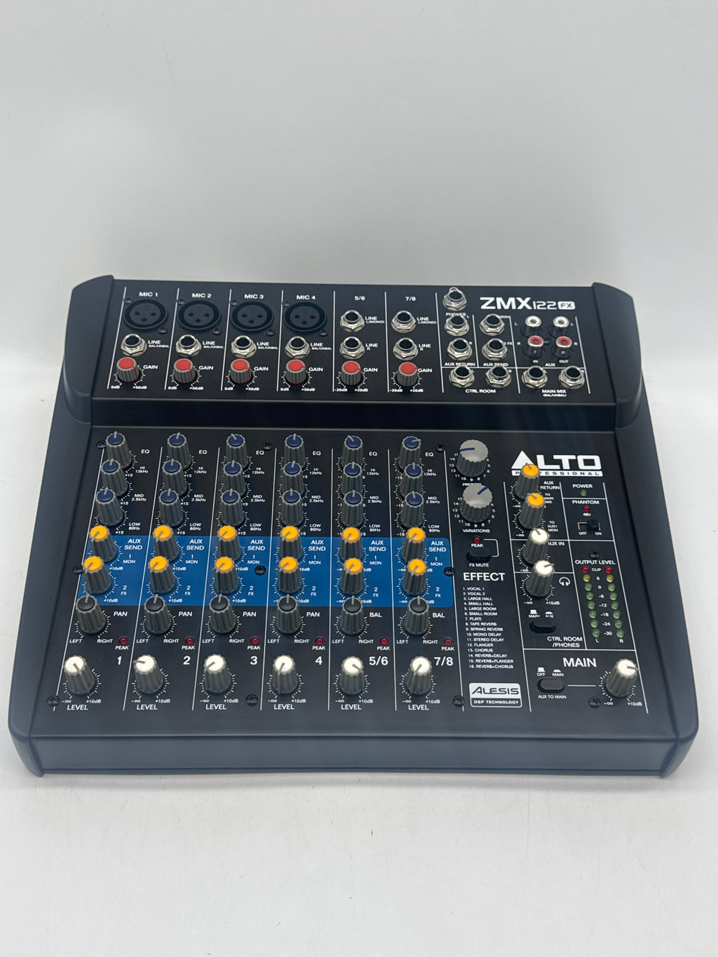 Alto Professional ZMX122FX Compact Audio Mixer + Power Supply - Used