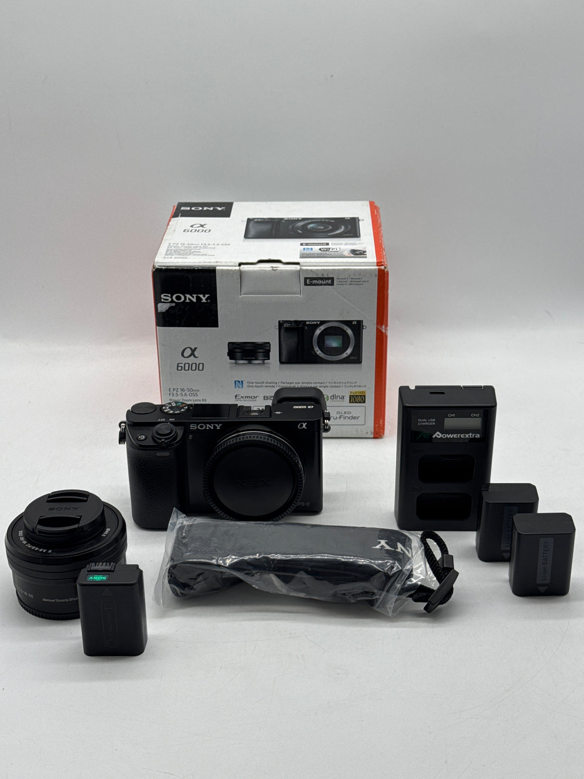 Sony A6000 Mirrorless Camera w/ 16-50mm OSS Lens - Used