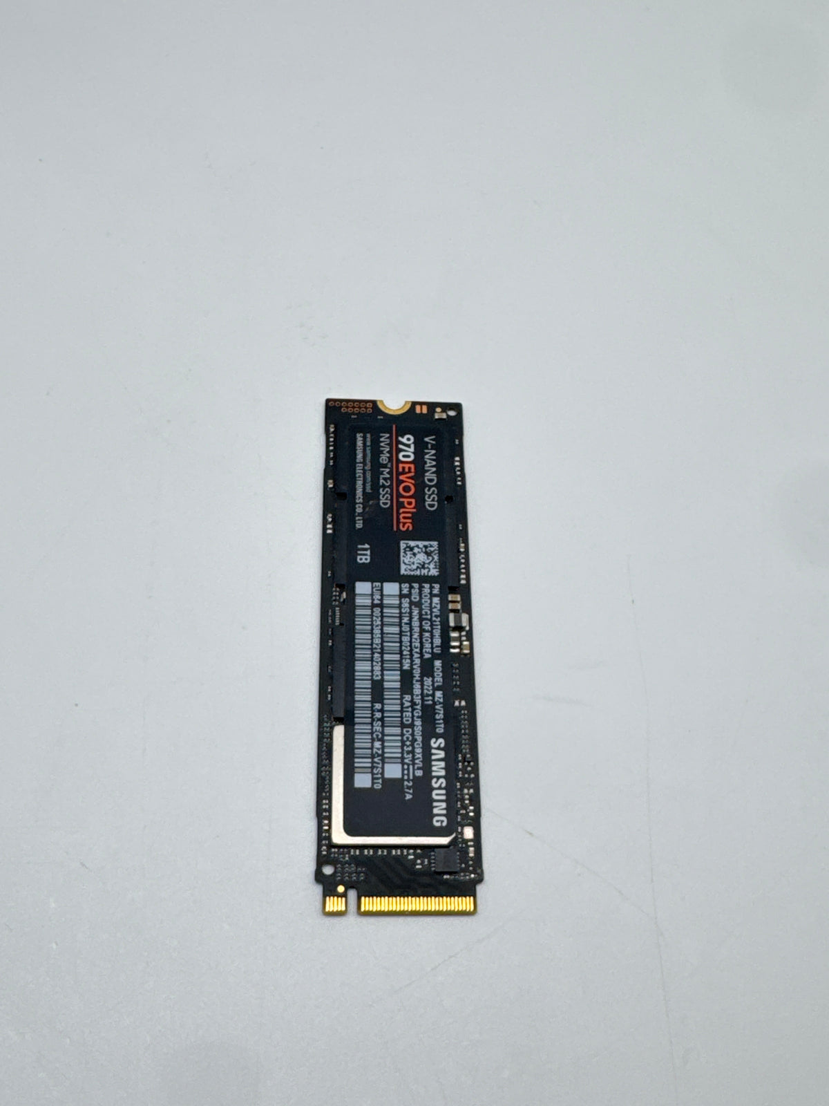 Samsung 970 EVO Plus MZVL21T0HBLU 1TB M.2 NVMe Gen4 SSD - Used