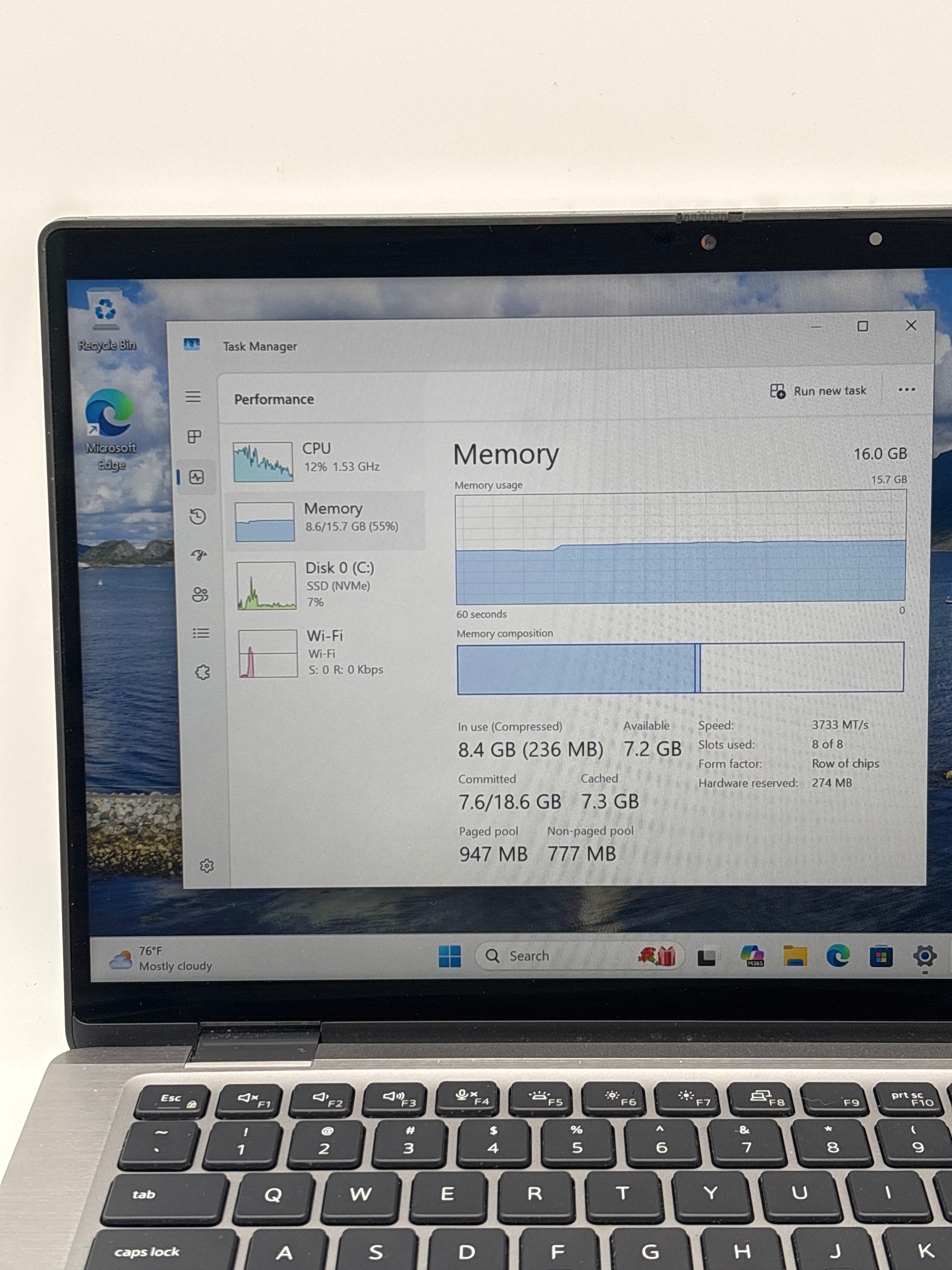 Dell Latitude 7320 i7-1185G7 16GB RAM 256GB SSD - For Parts (Read DESC)