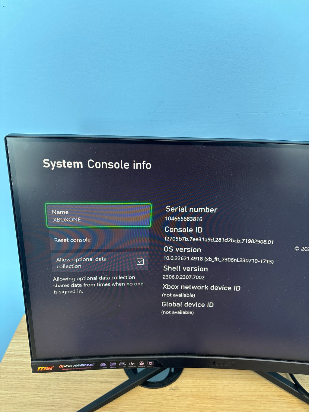 Microsoft Xbox One S 1681 500GB White - Used