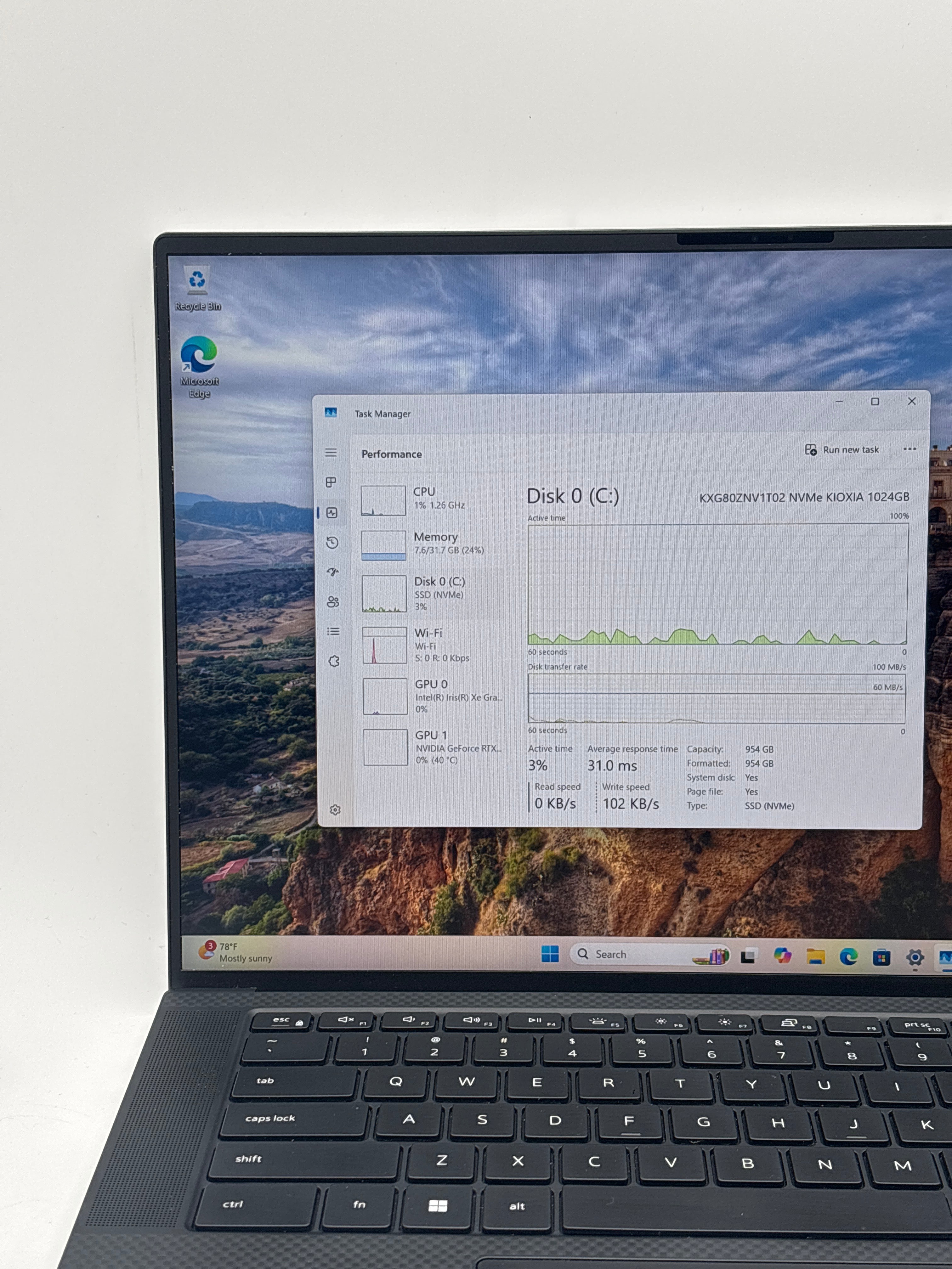 Dell XPS 15 9530 i7-13700H 32GB RAM 1TB SSD RTX 4050