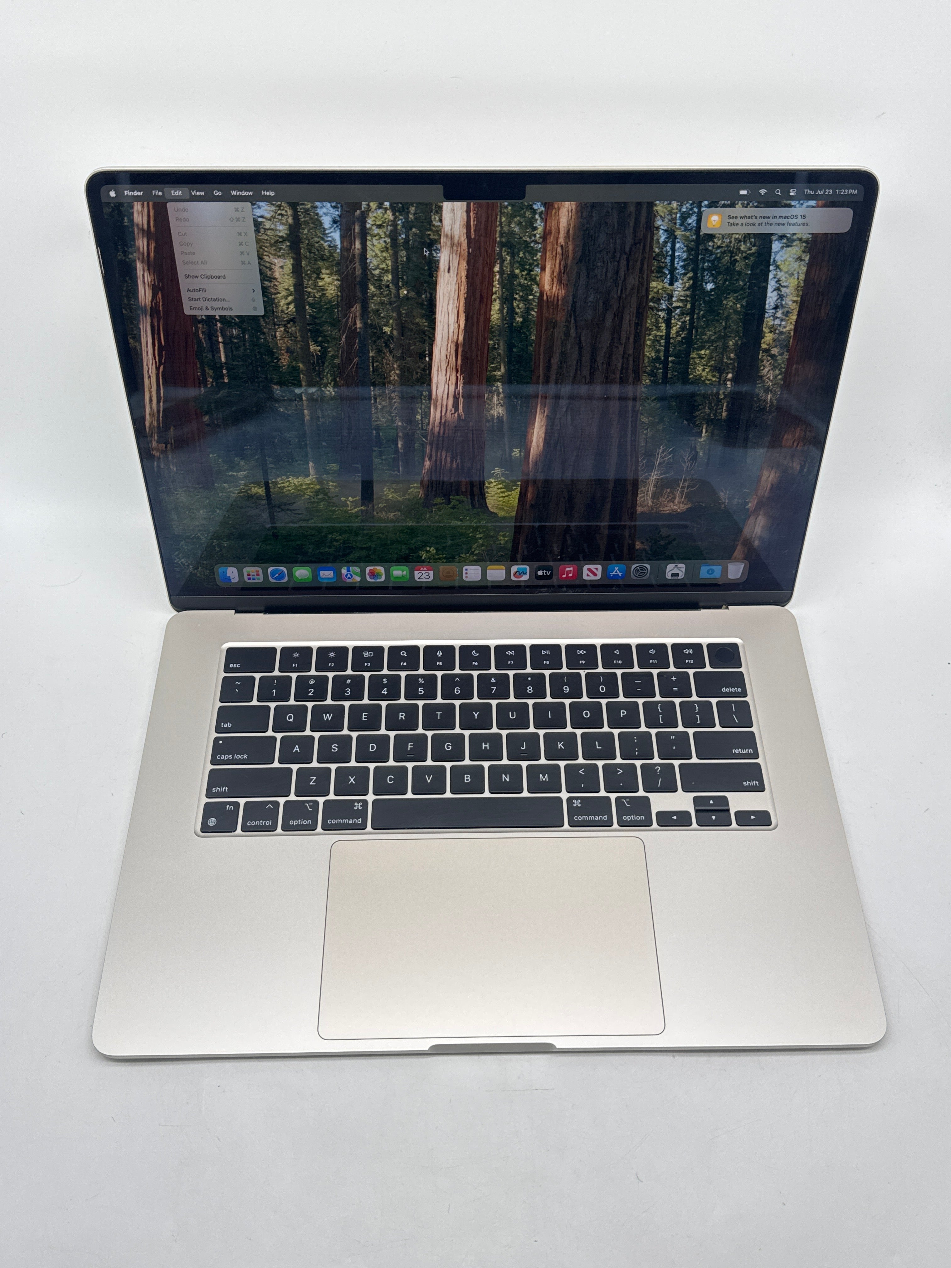 Apple MacBook Air 15" M3 A3114 8GB RAM 256GB SSD Starlight - Used