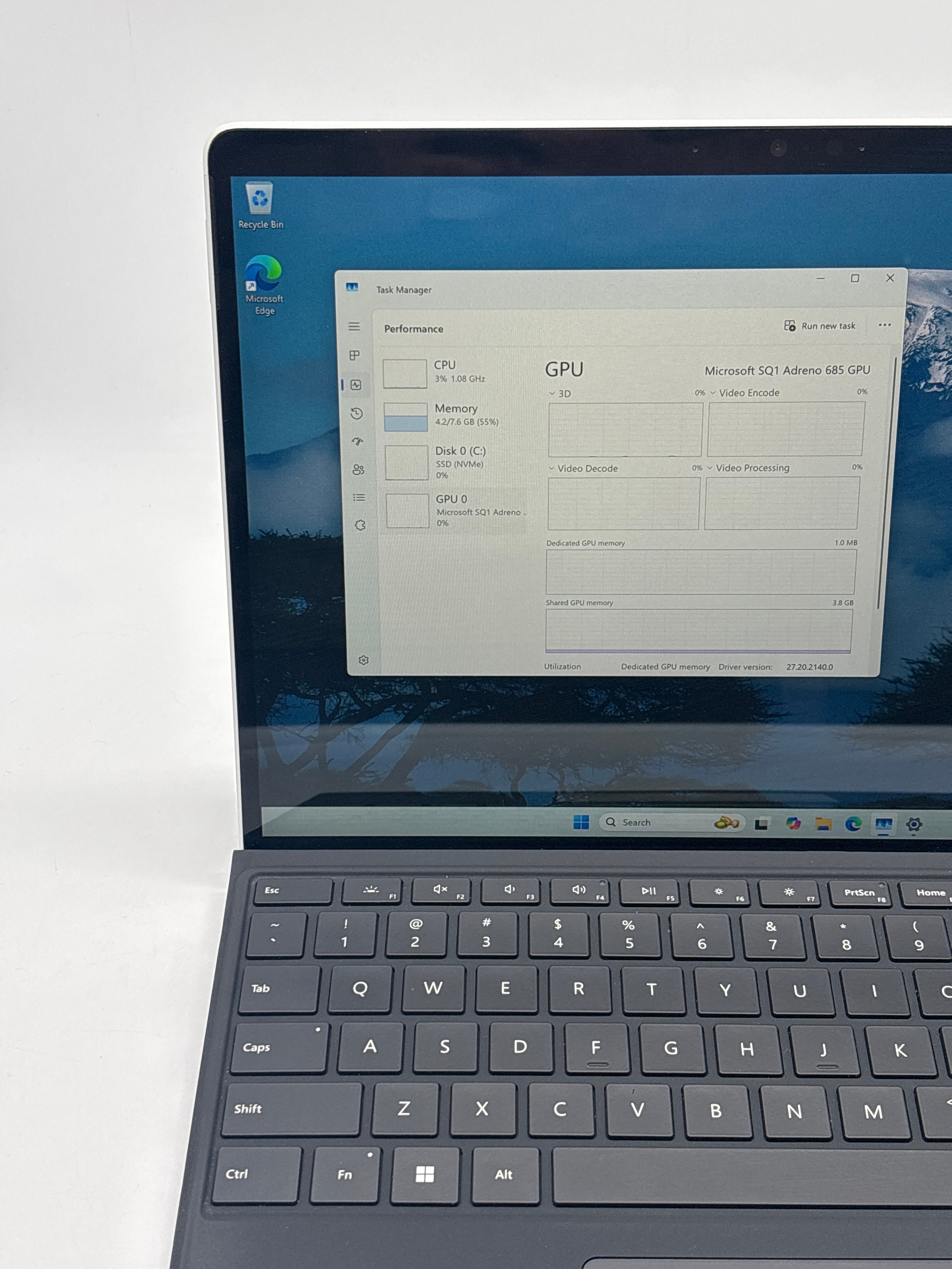 Microsoft Surface Pro X 2010 SQ1 8GB RAM 128GB SSD