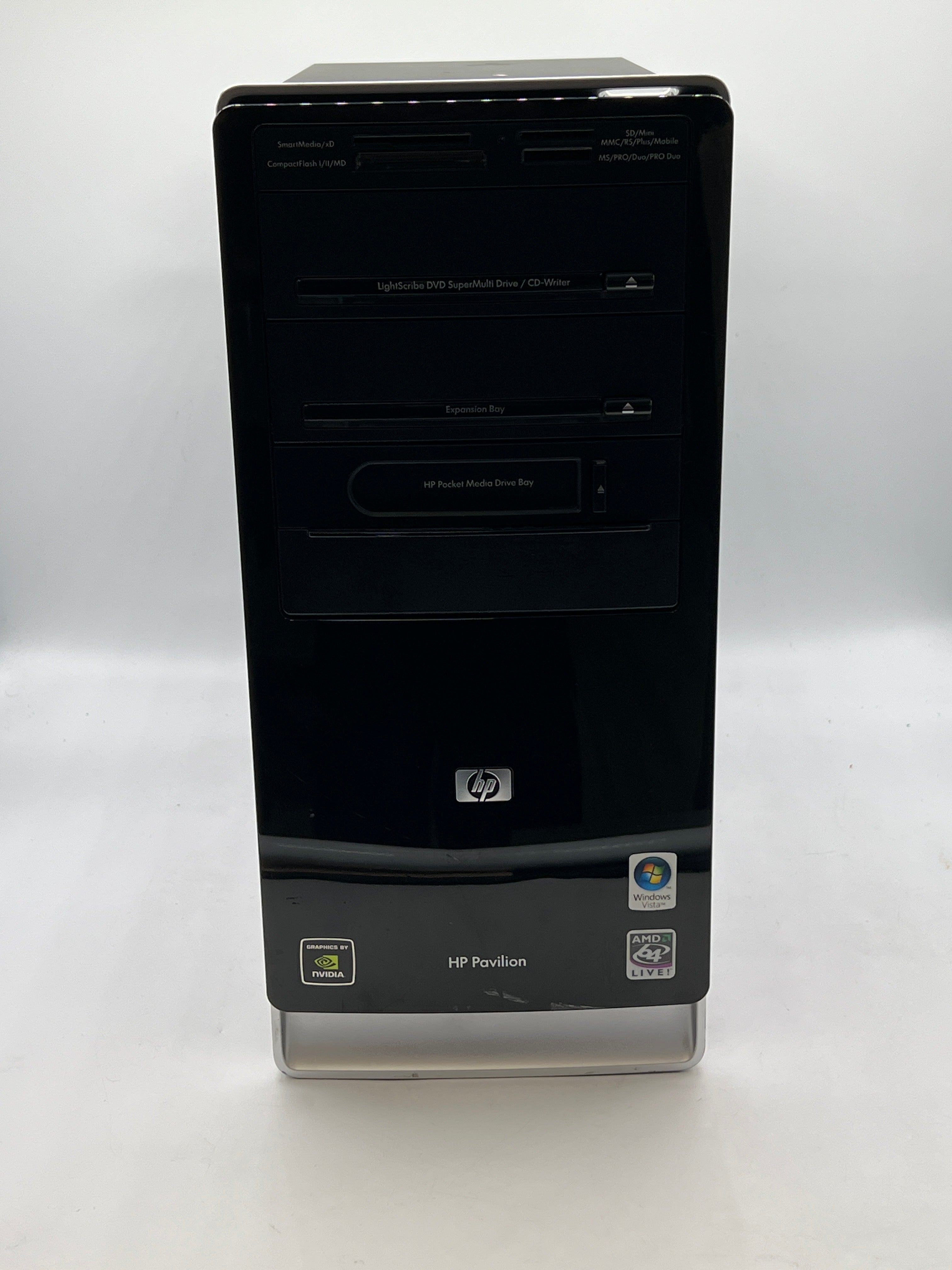 HP Pavilion Desktop Tower AMD Athlon 64 X2 2GB RAM 298GB HDD - Used