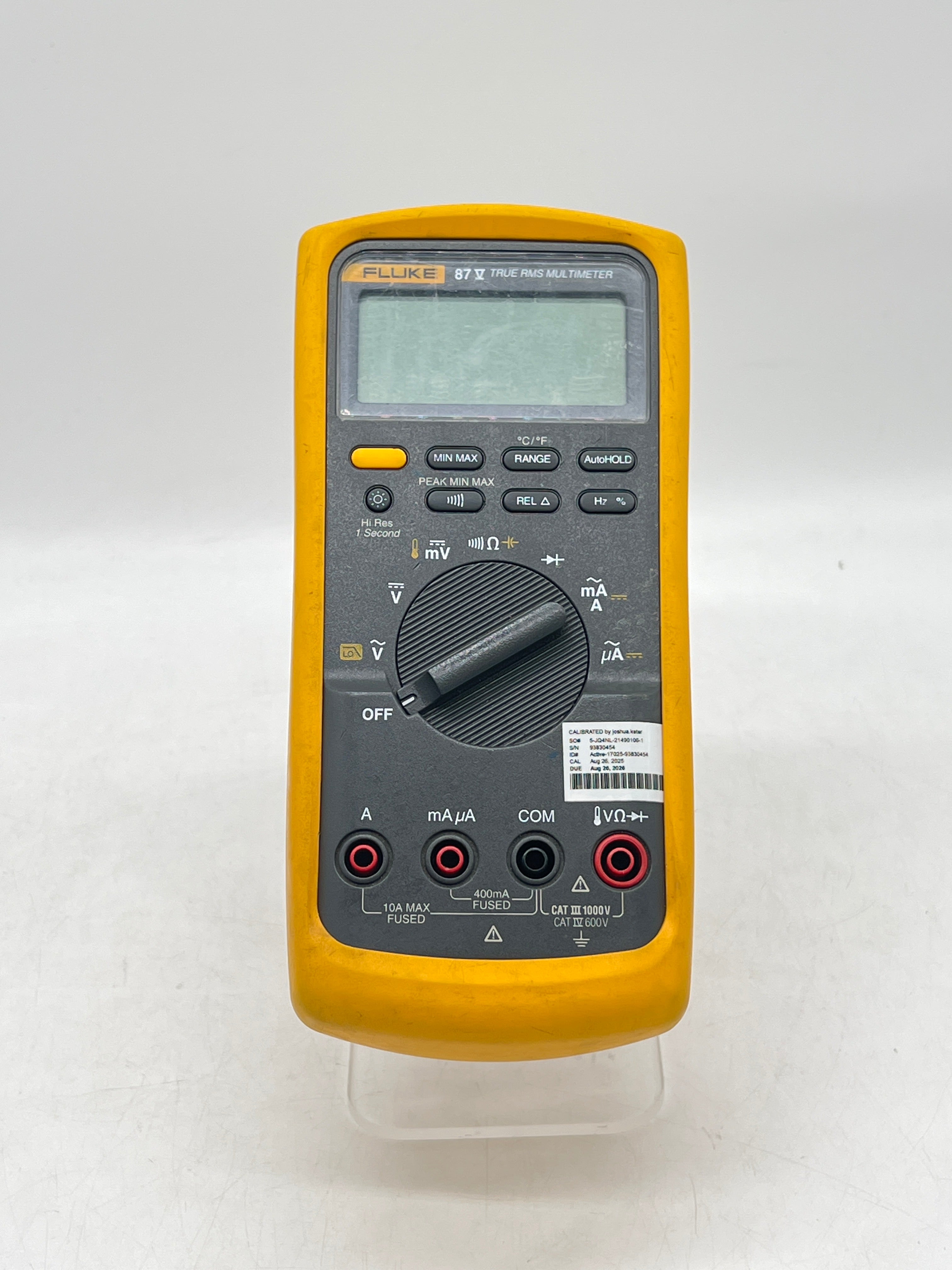 Fluke 87V Handheld Digital Multimeter -