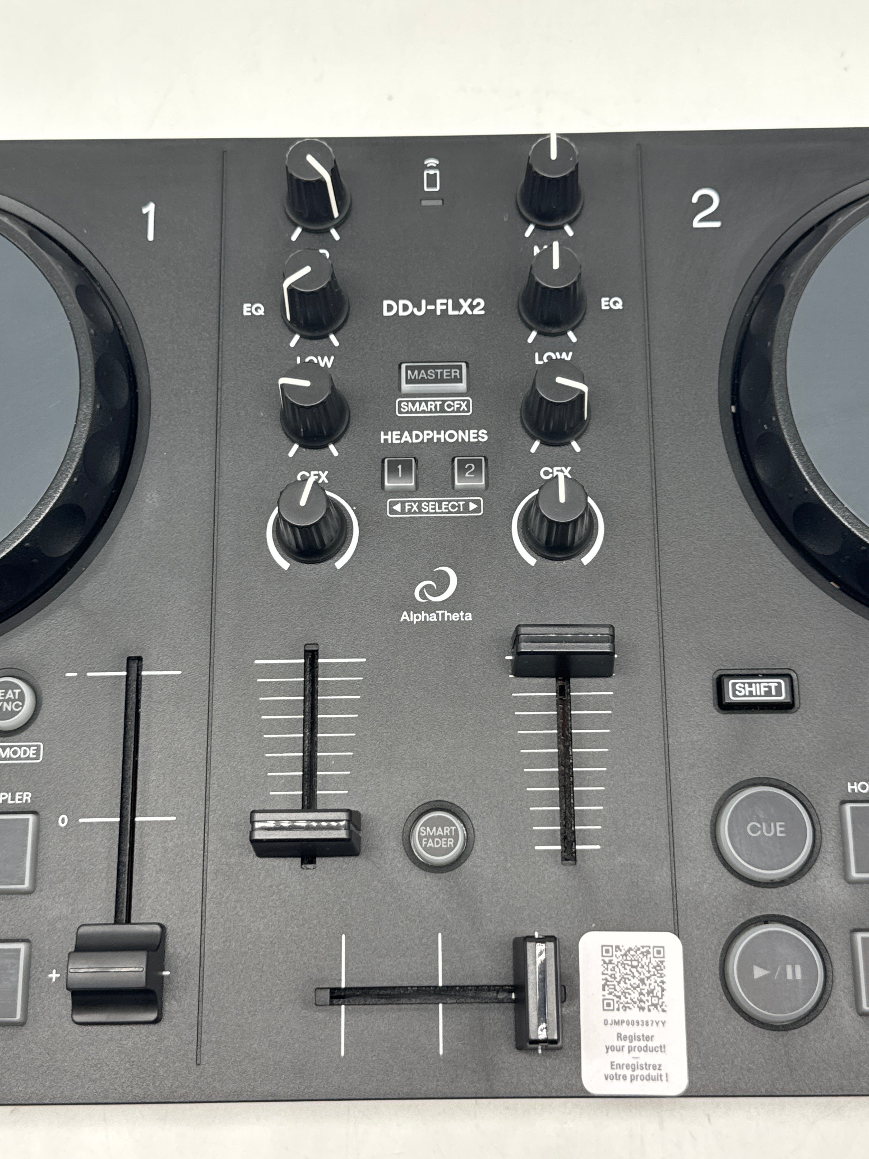 AlphaTheta DDJ-FLX2 Compact 2-Channel DJ Controller