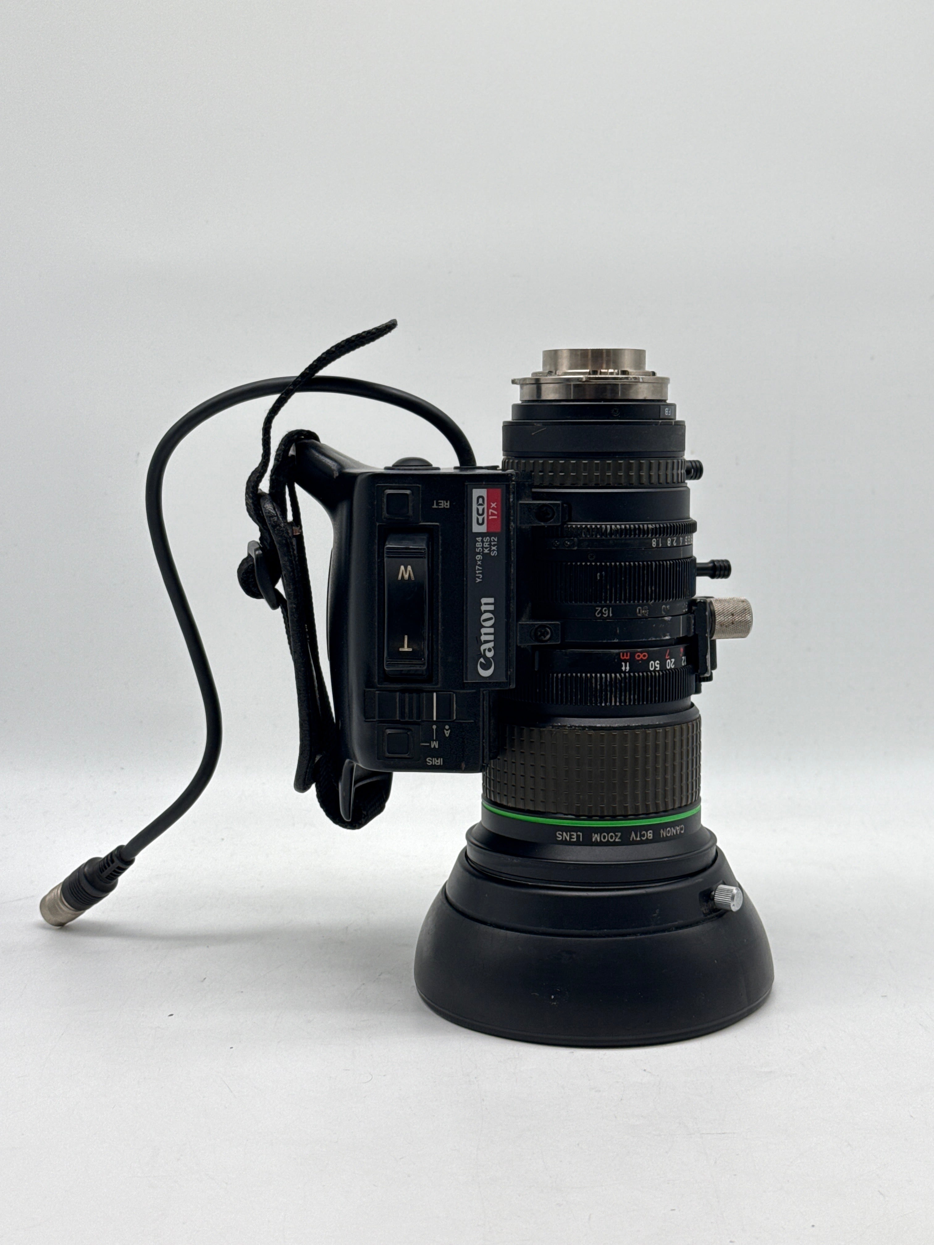 Canon YJ17x9.5B0 17x Broadcast BCTV Zoom Lens 9.5-162mm B4 Mount - Used