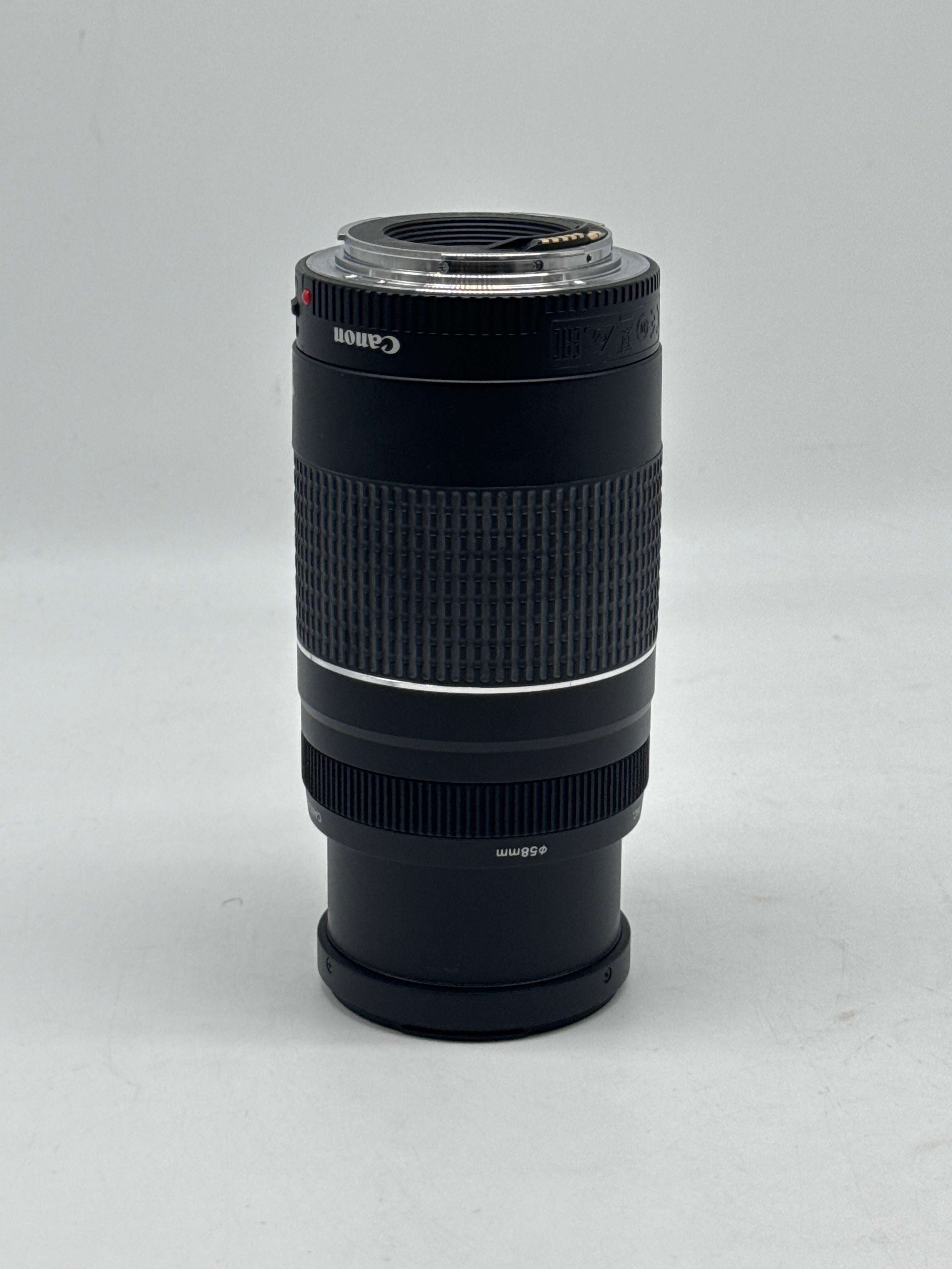 Canon Zoom EF 75-300mm 1:4-5.6 III Telephoto EF EF-S Black - TESTED & WORKS