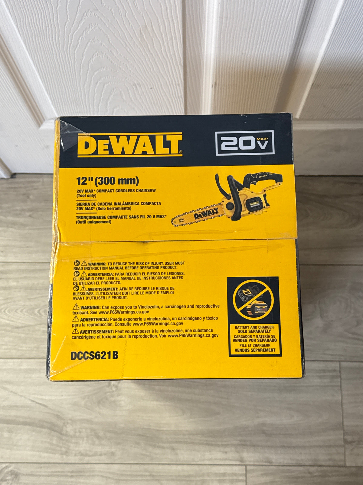 DEWALT DCCS621B 20V MAX Cordless Chainsaw Brushless Tool Only - New