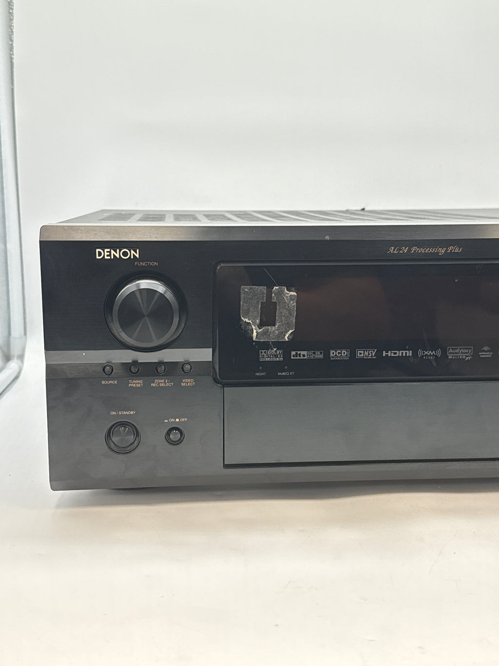 Denon AVR-2807 AL24 7.1 A/V Receiver Black - Used Tested