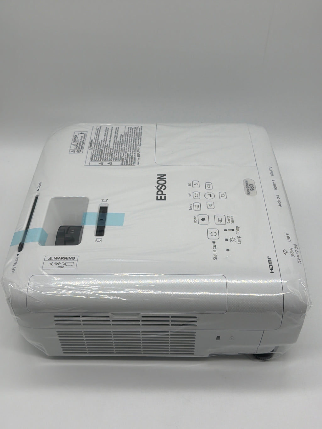 Epson Home Cinema 980 Projector 1080p 3400lm LCD Model HB63A New