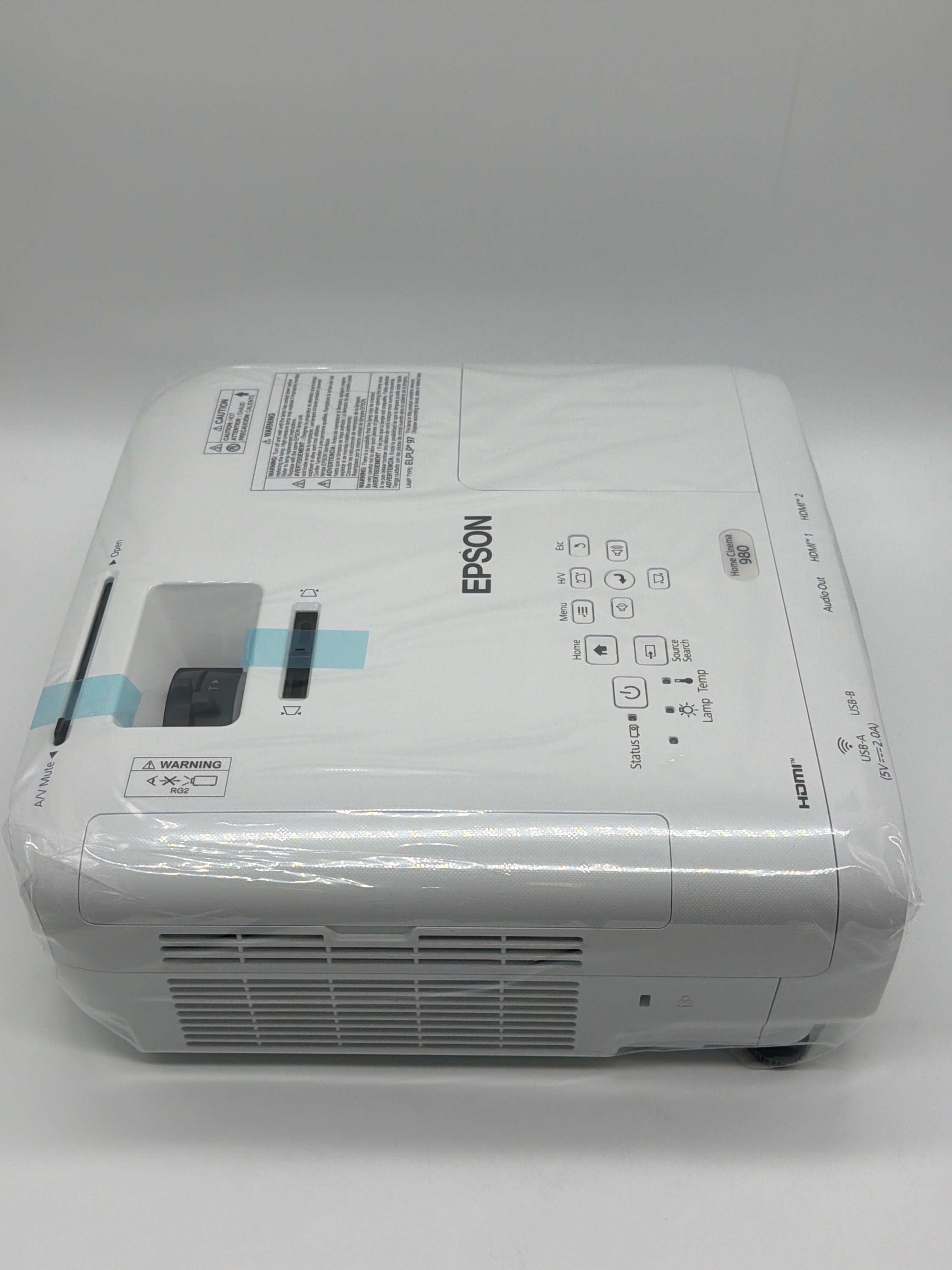 Epson Home Cinema 980 Projector 1080p 3400lm LCD Model HB63A New
