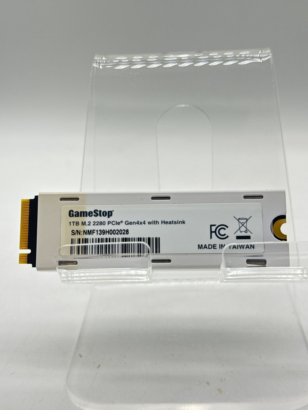 GameStop 1TB NVMe M.2 PCIe Gen 4x4 Internal SSD W/ Heatsink - Used