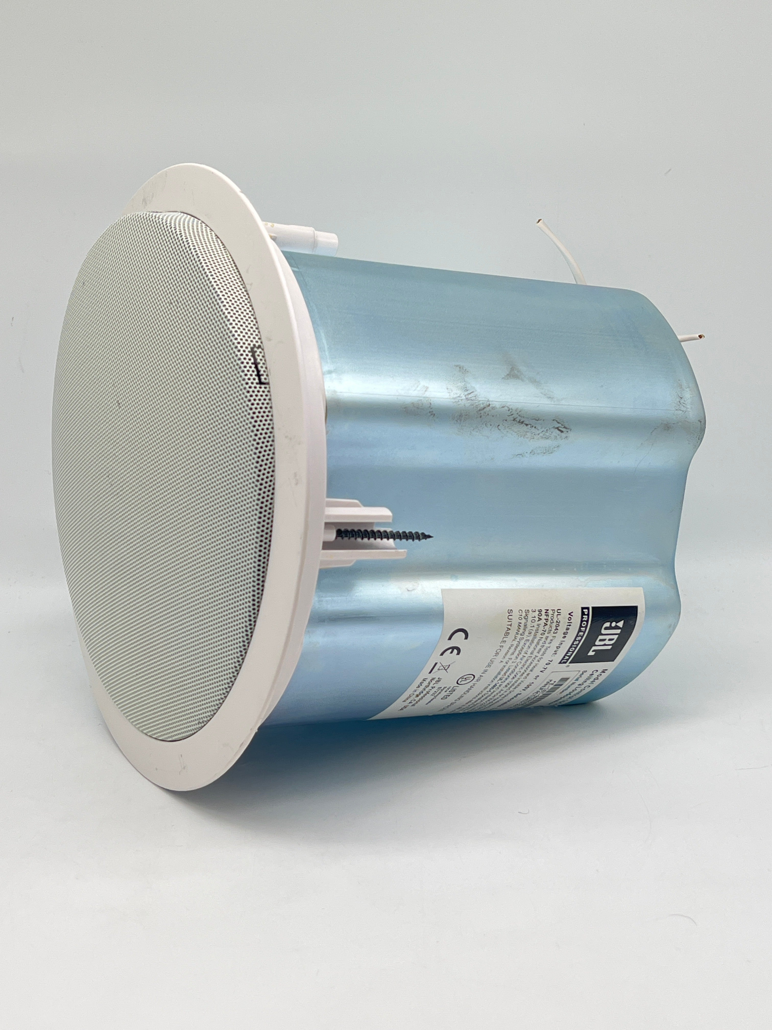 (Lot of 2) JBL Control 16 C/T Ceiling Loudspeaker White - Used