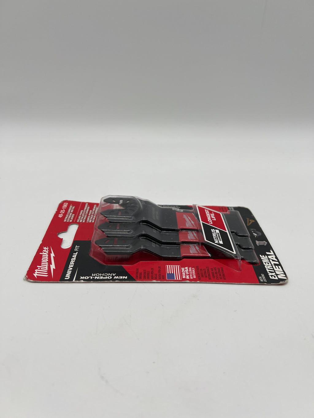 Milwaukee Nitrus Carbide 3pk Extreme Metal Oscillating Blades 49-25-1563