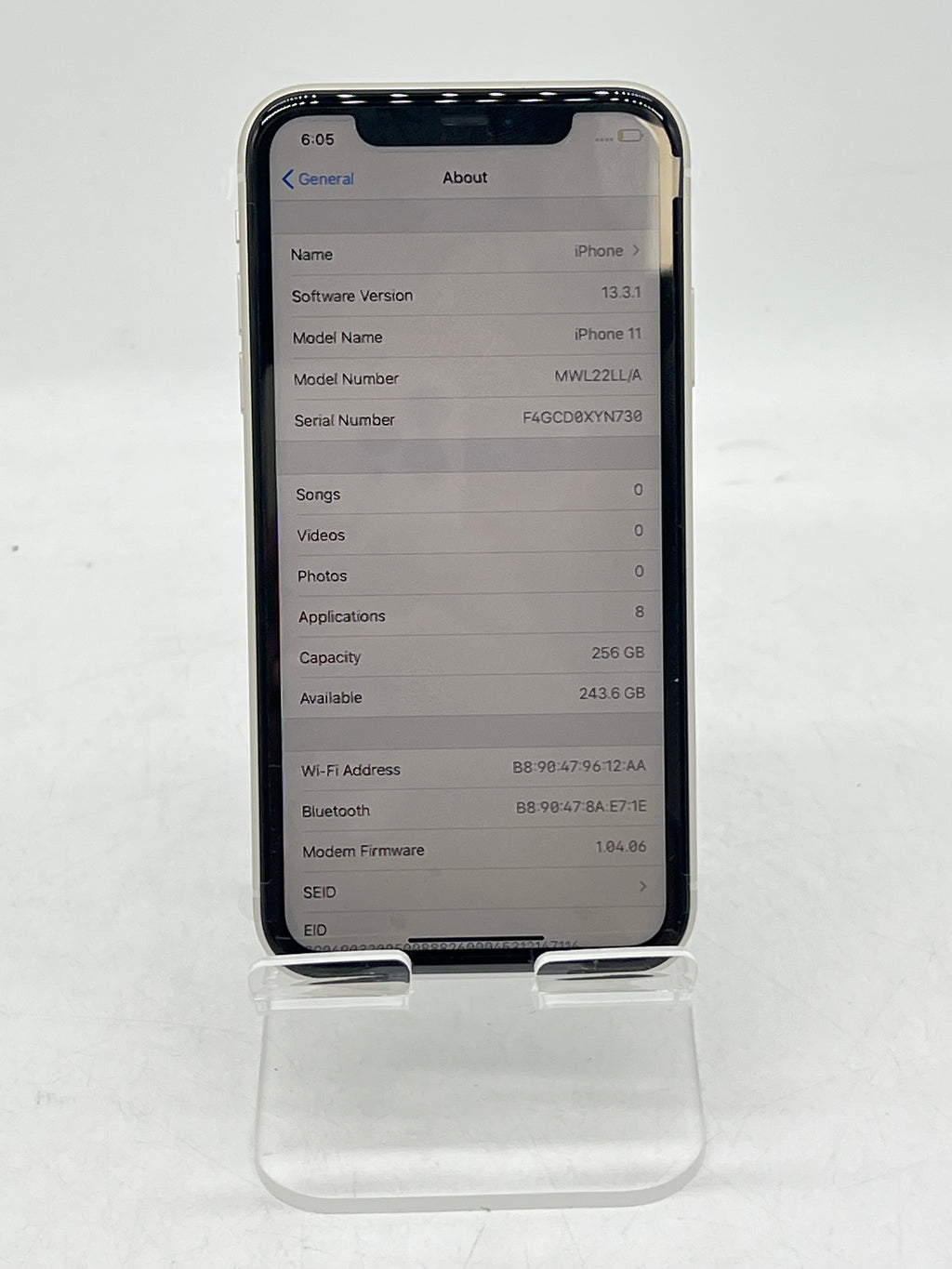 Apple iPhone 11 256GB Unlocked - Open Box