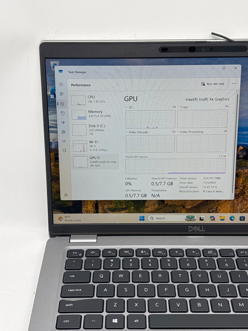 Dell Latitude 5420 14" Touch i5-1145G7 16GB RAM 256GB SSD Gray - Used