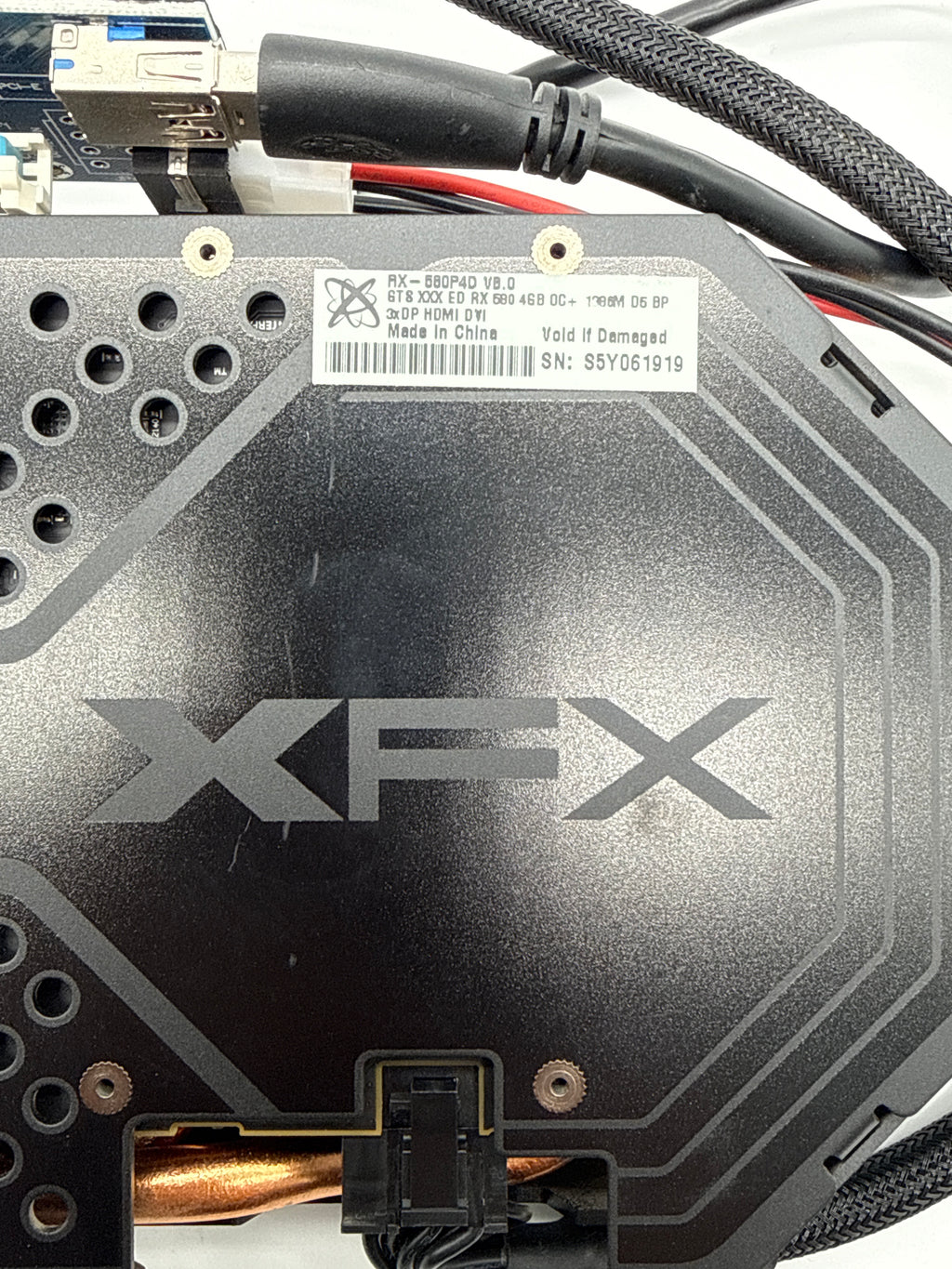 XFX RX 580 4GB Black AMD Radeon Graphics Card PCI Express