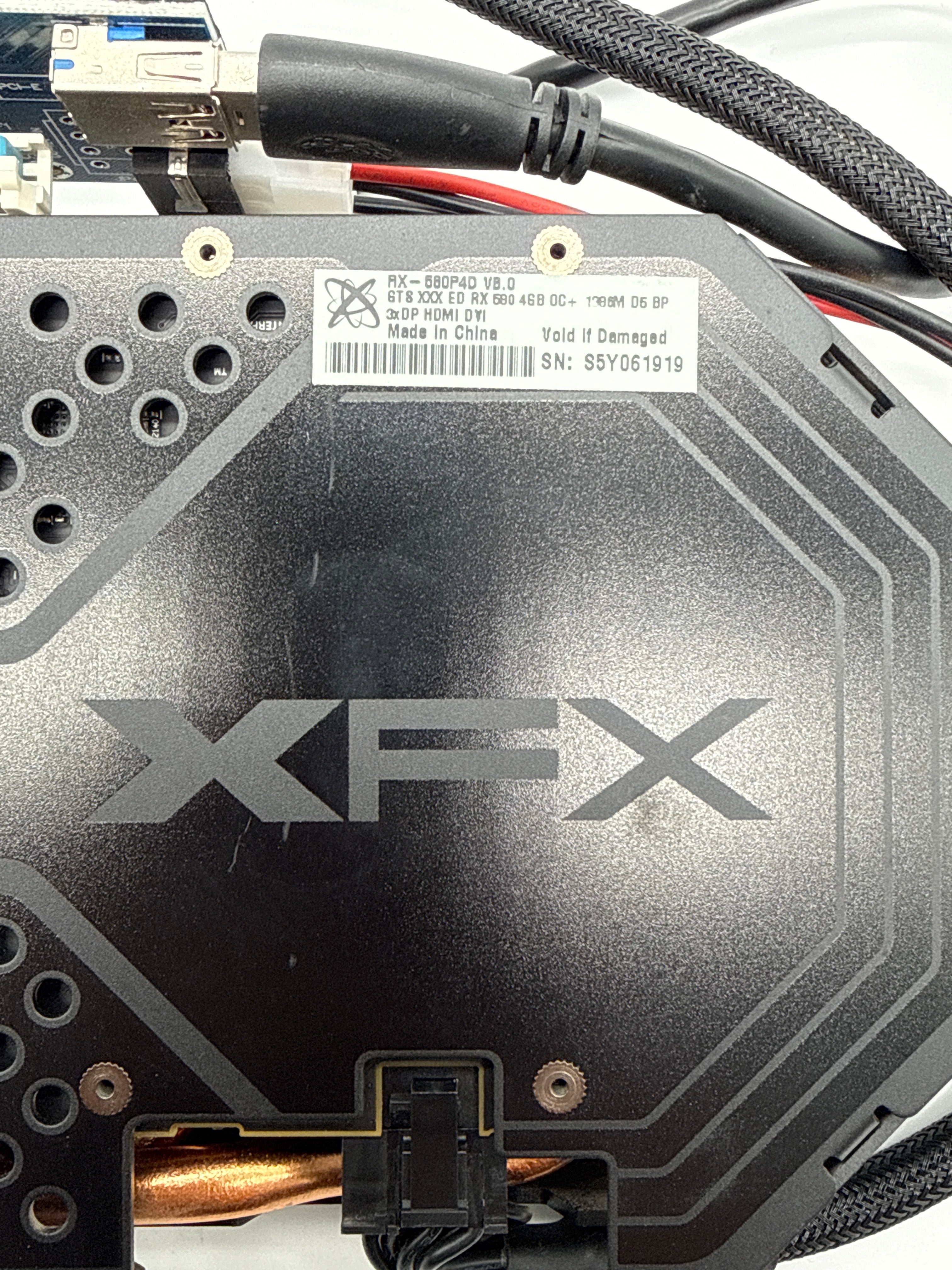 XFX RX 580 4GB Black AMD Radeon Graphics Card PCI Express