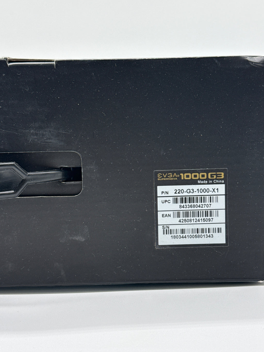 EVGA SuperNOVA 1000 G3 1000W Power Supply ATX Modular - Used in Box