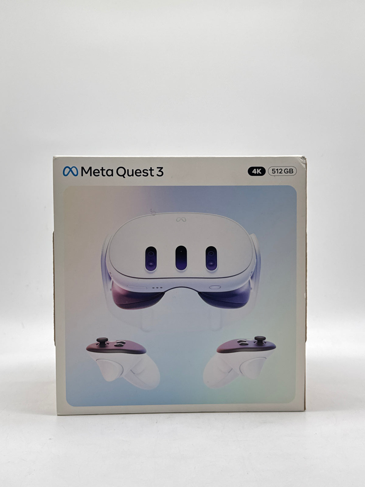 Meta Quest 3 512GB Standalone VR Headset White w/ Touch Plus Controllers