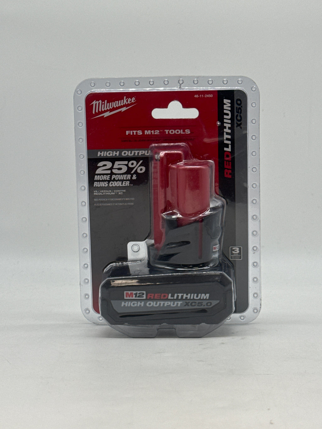 Milwaukee M12 48-11-2450 12V 5Ah Li-Ion Battery New in Box