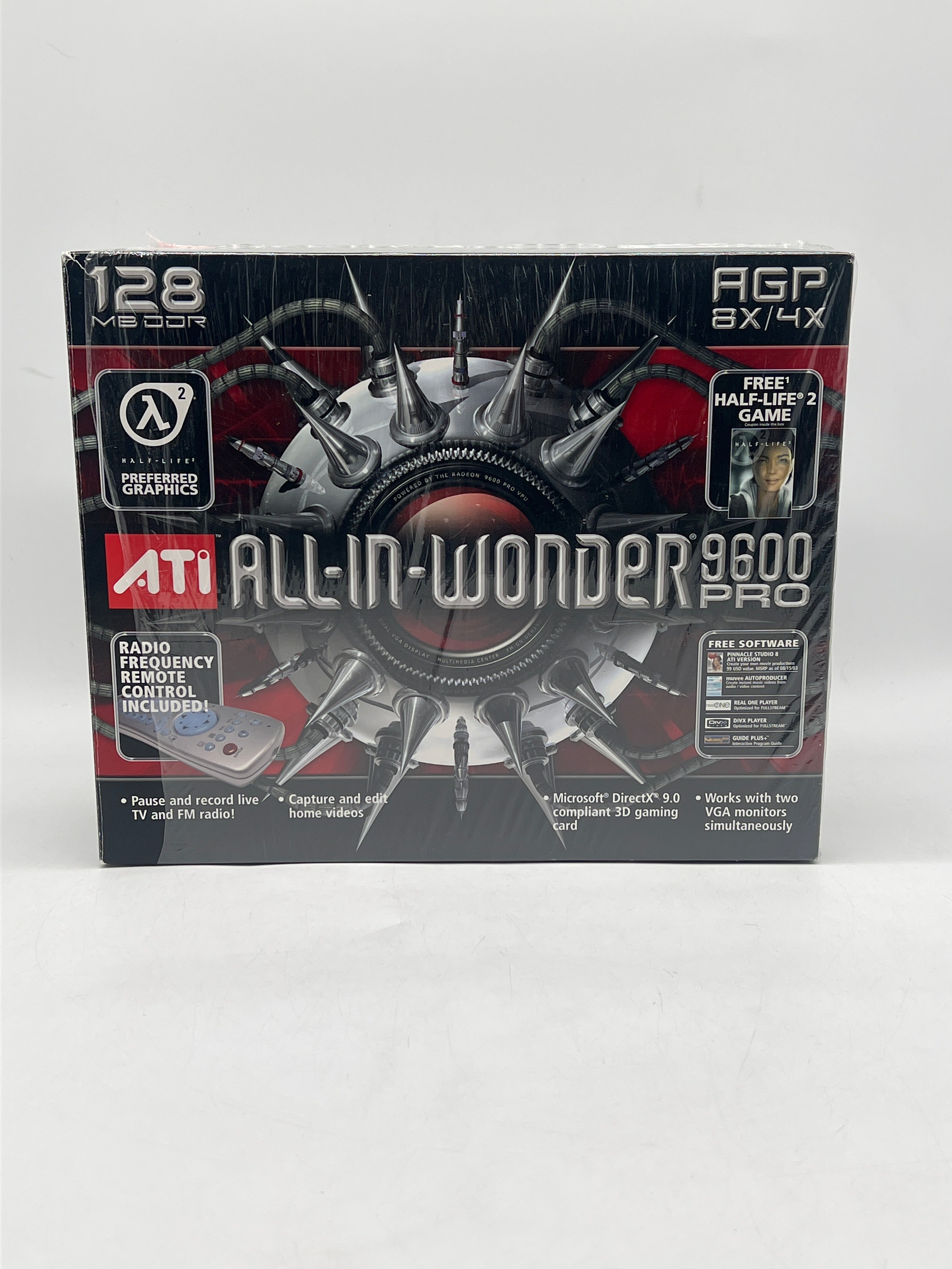 ATI All-In-Wonder 9600 Pro 128MB AGP Graphics Card - New in Box
