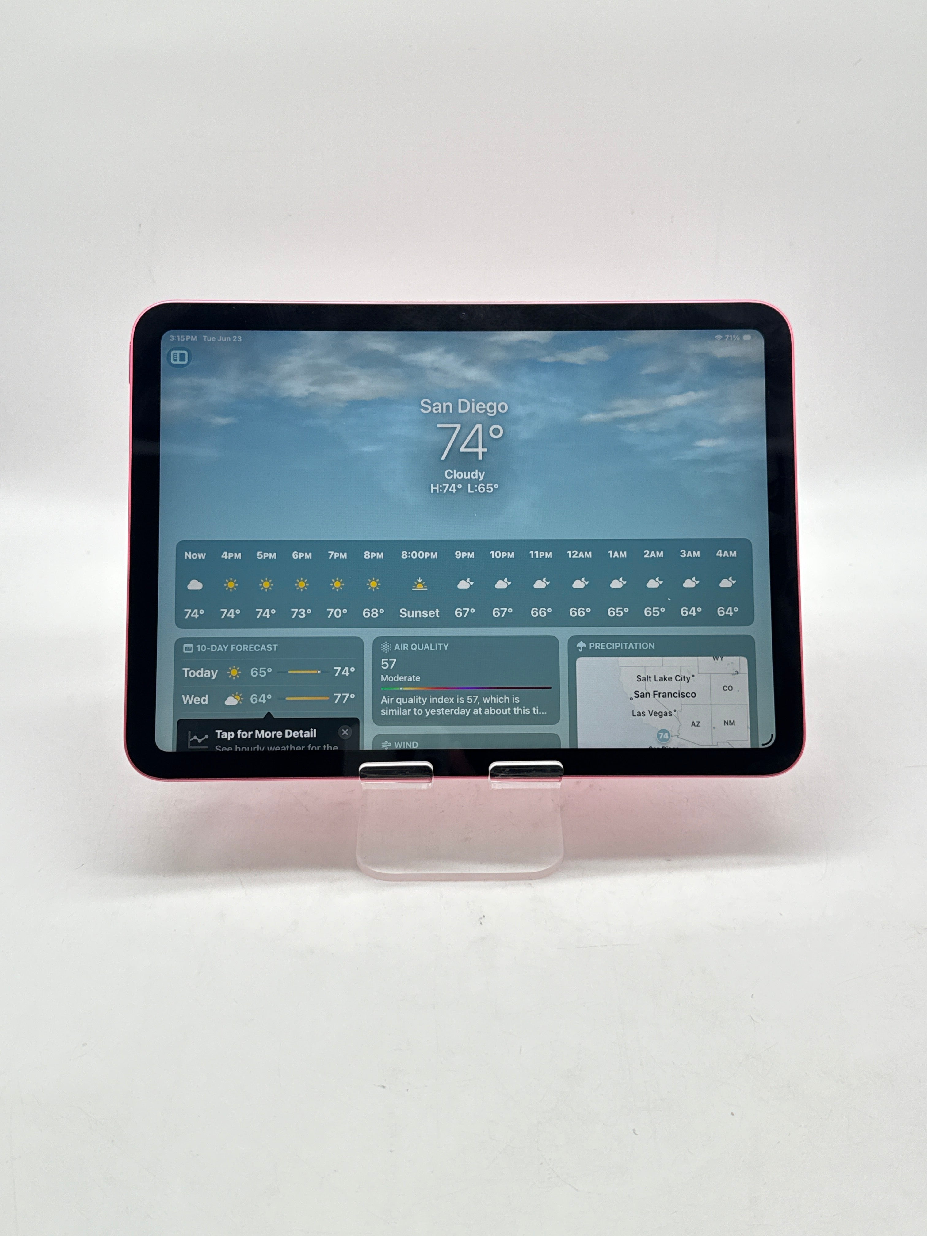 Apple iPad 10th Gen A2696 256GB Pink Wi-Fi Only - Used
