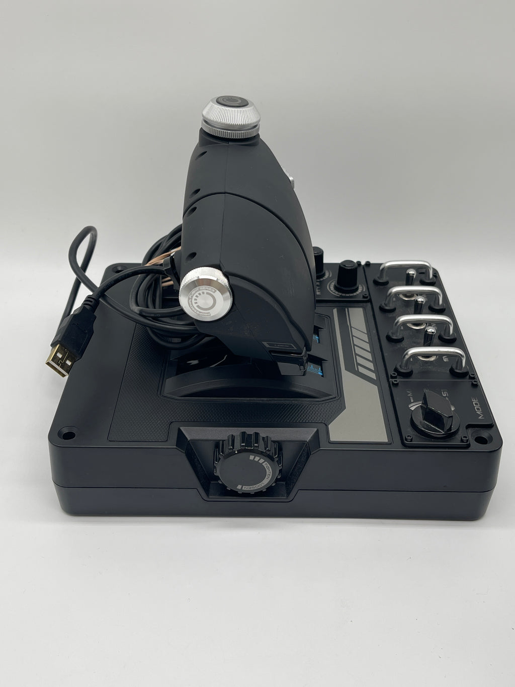 Logitech X56 Flight Simulator Flight Stick and Throttle Controller Black Used