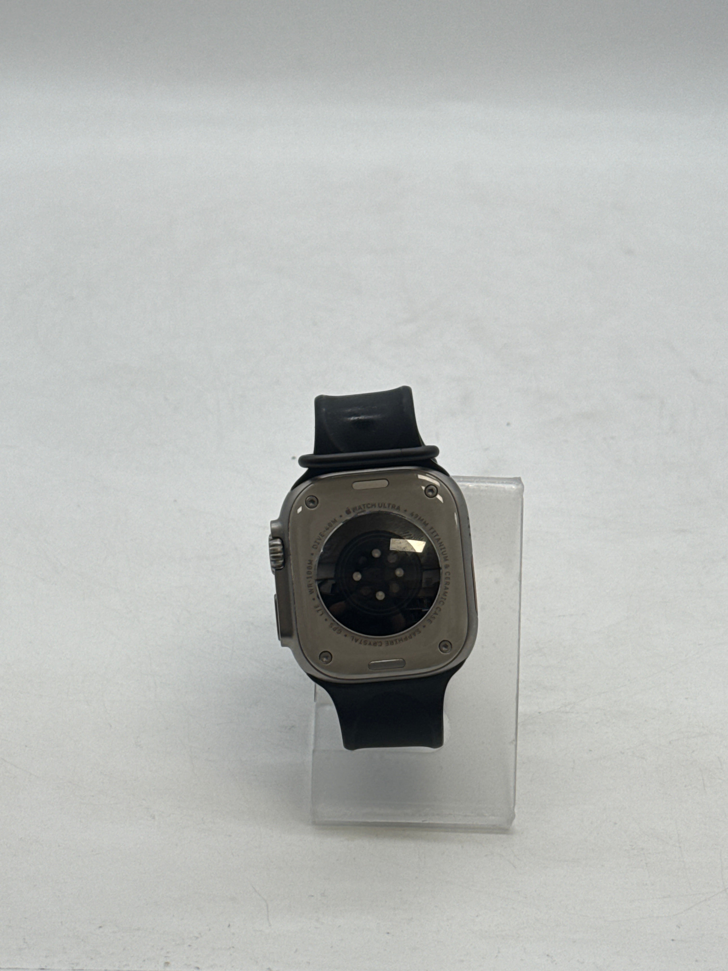 Unlocked Apple Watch Ultra 2 49MM Natural Titanium Black Band A2986