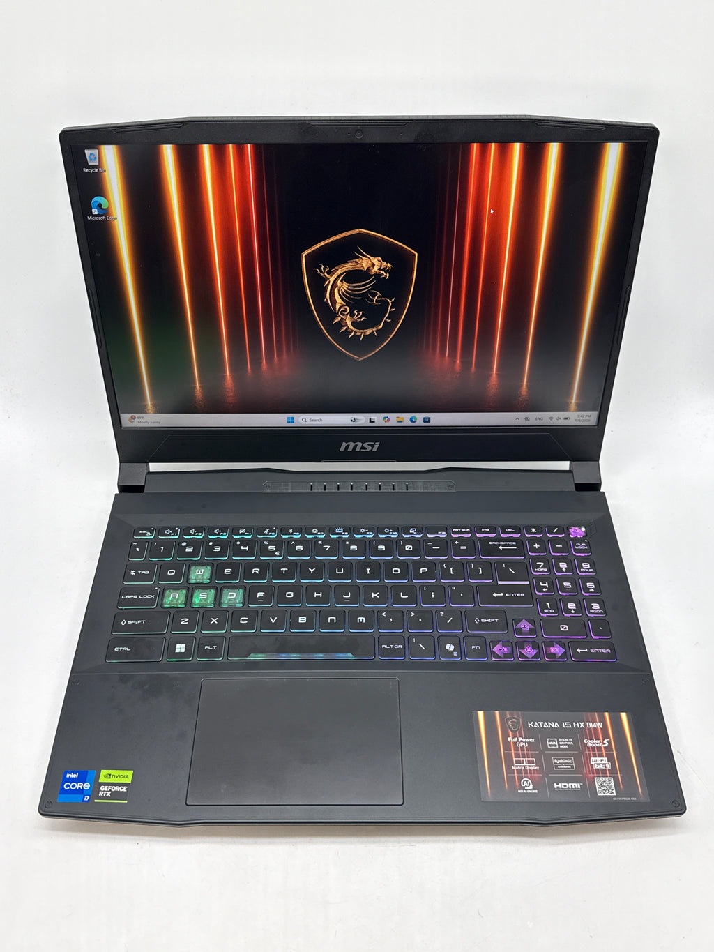MSI Katana 15 HX B14WEK i7-14650HX 16GB RAM 512GB SSD RTX 5050 - Used