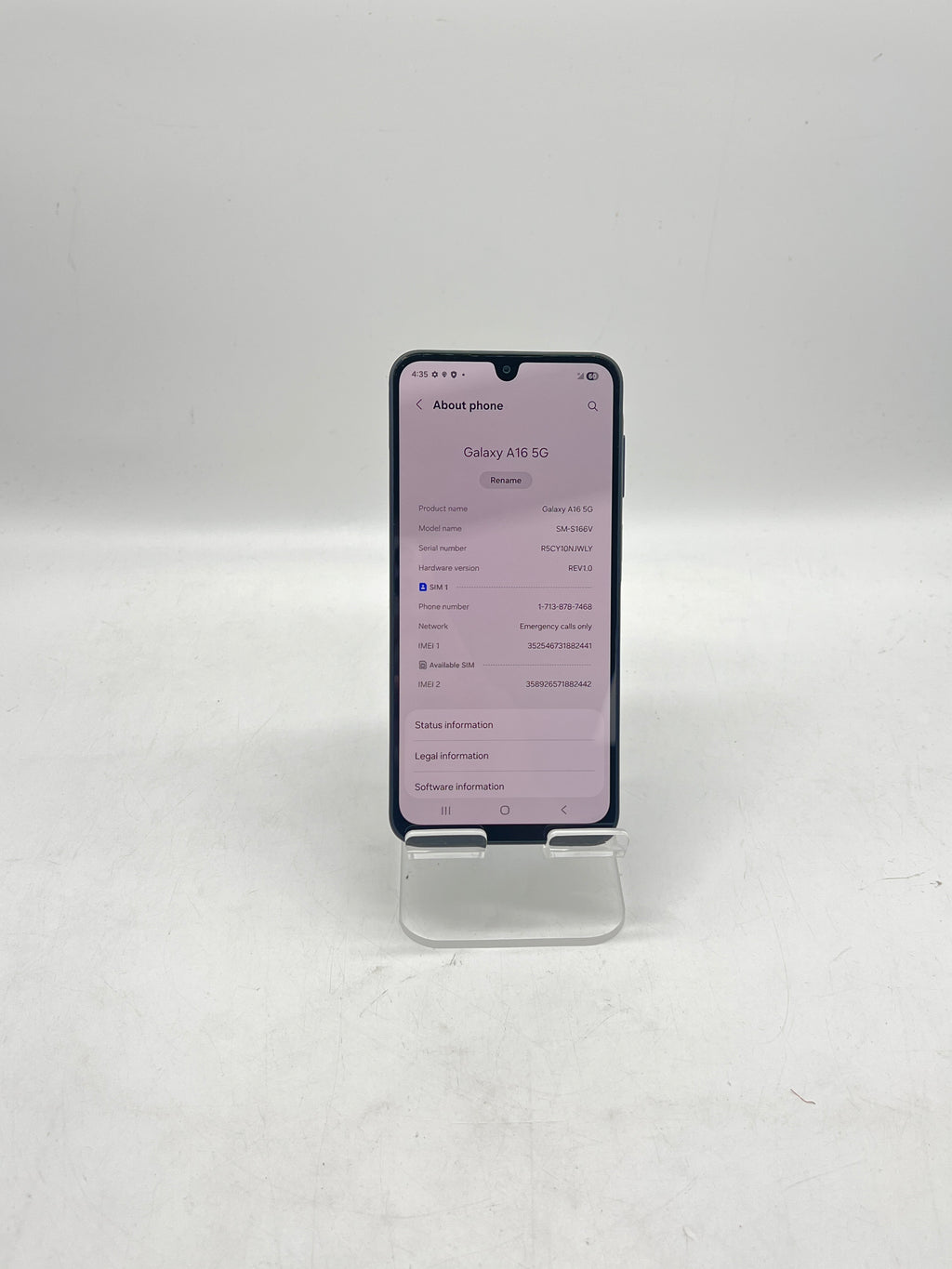 Samsung Galaxy A16 5G 128GB - For Parts Compatible with Straight Talk