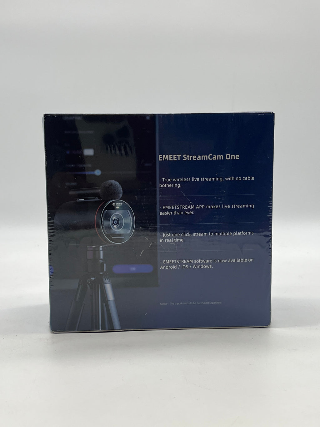 Emeet StreamCam One Black HD Webcam