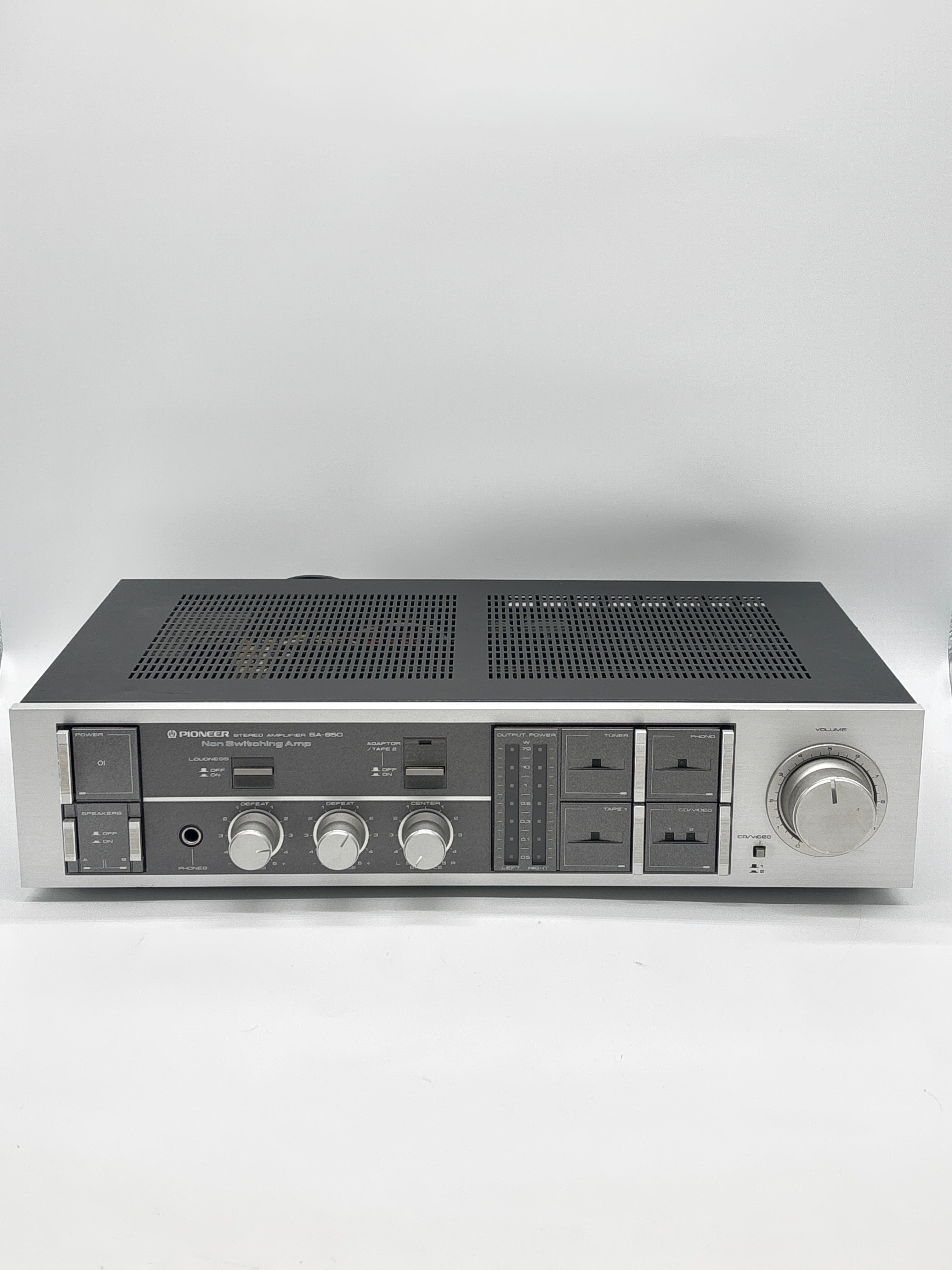 Pioneer Amplifier SA-950 Integrated Amplifier Silver Untested - Does not power on